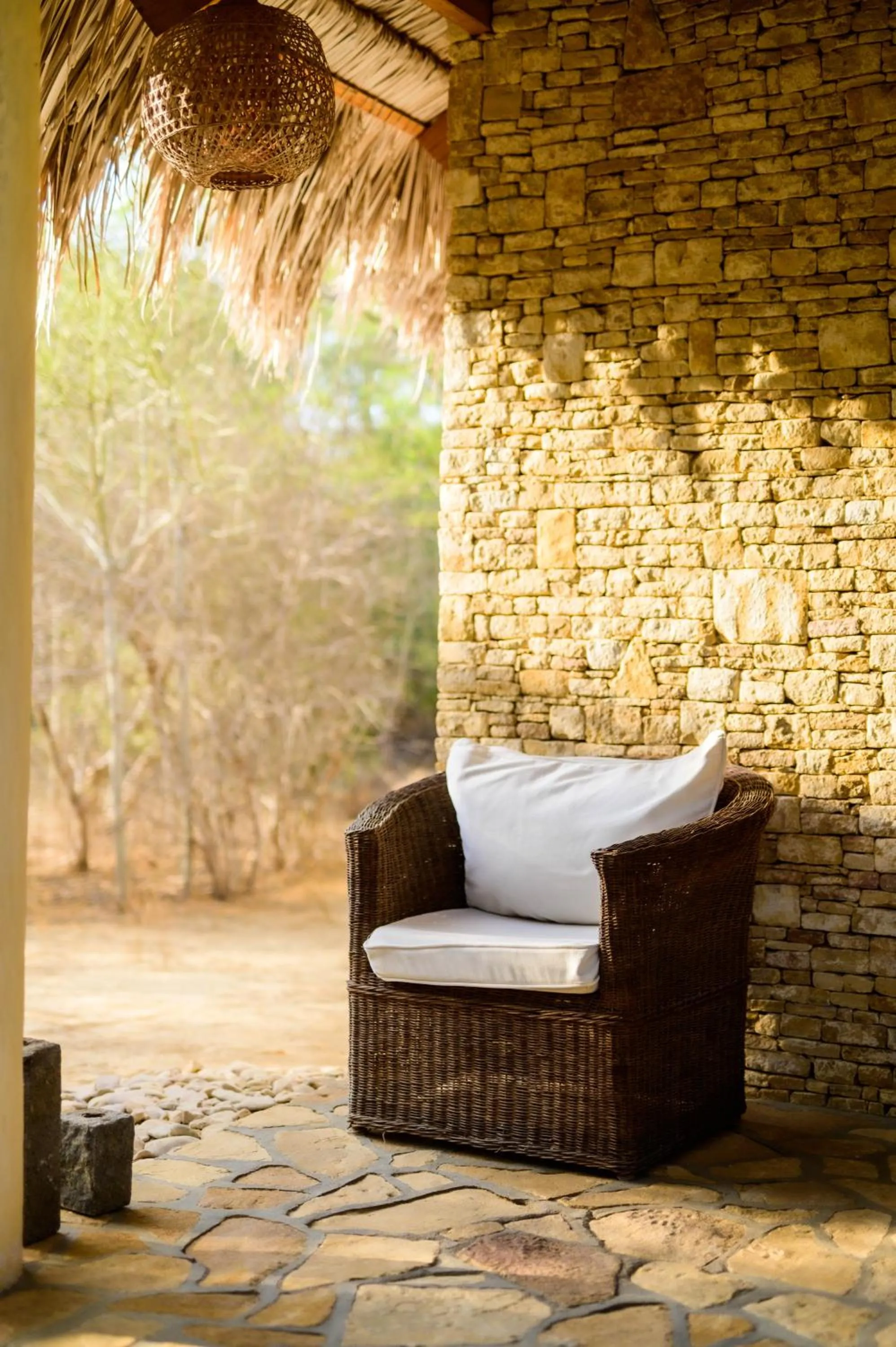 Seating area in Auberge de la Table