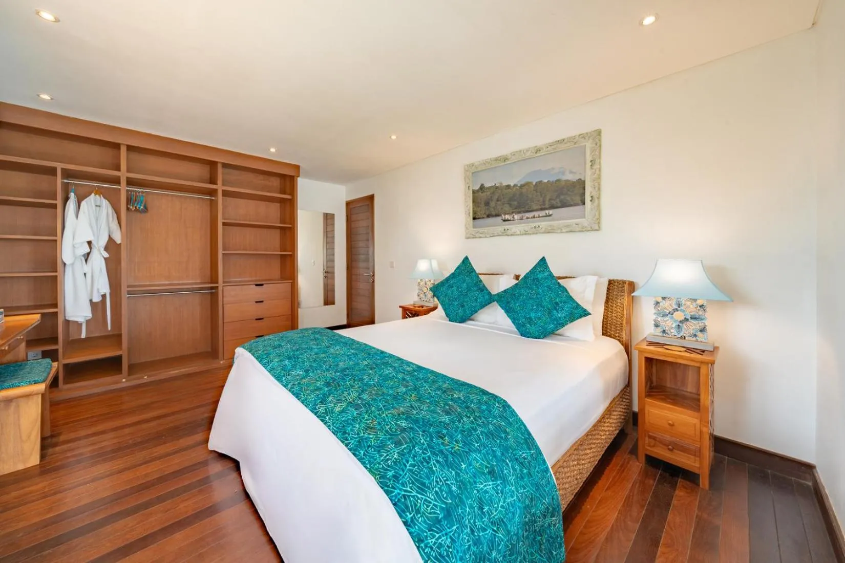 Bed in Villa Nusa