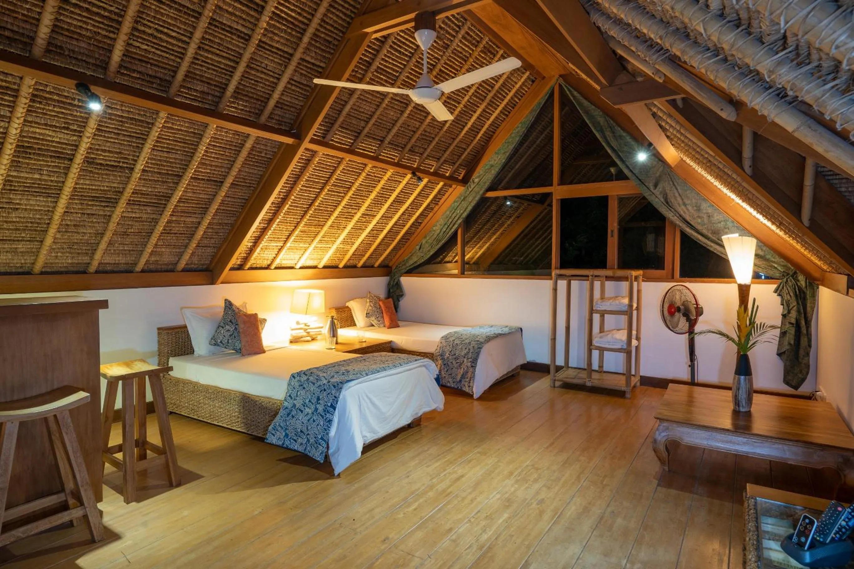 Bed in Villa Nusa