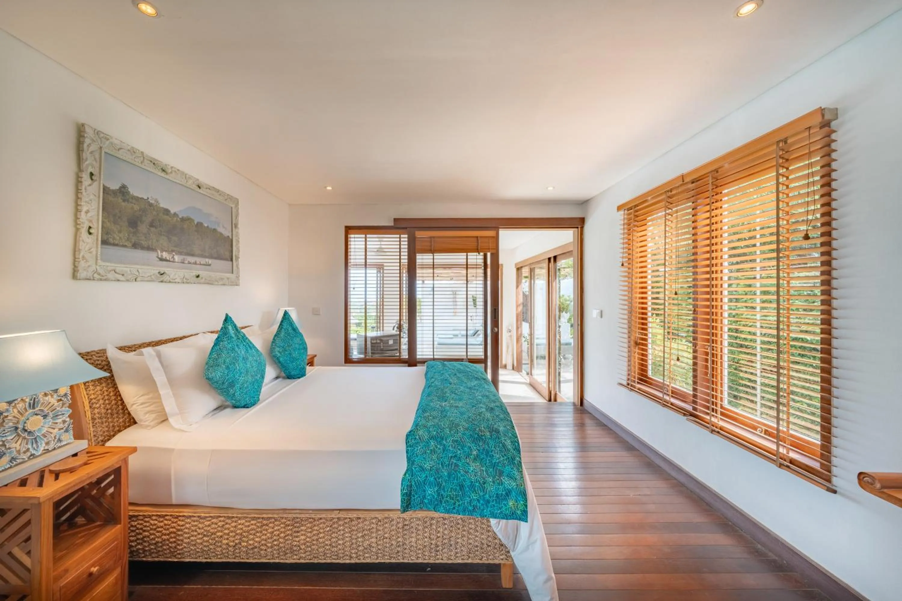 Bed in Villa Nusa