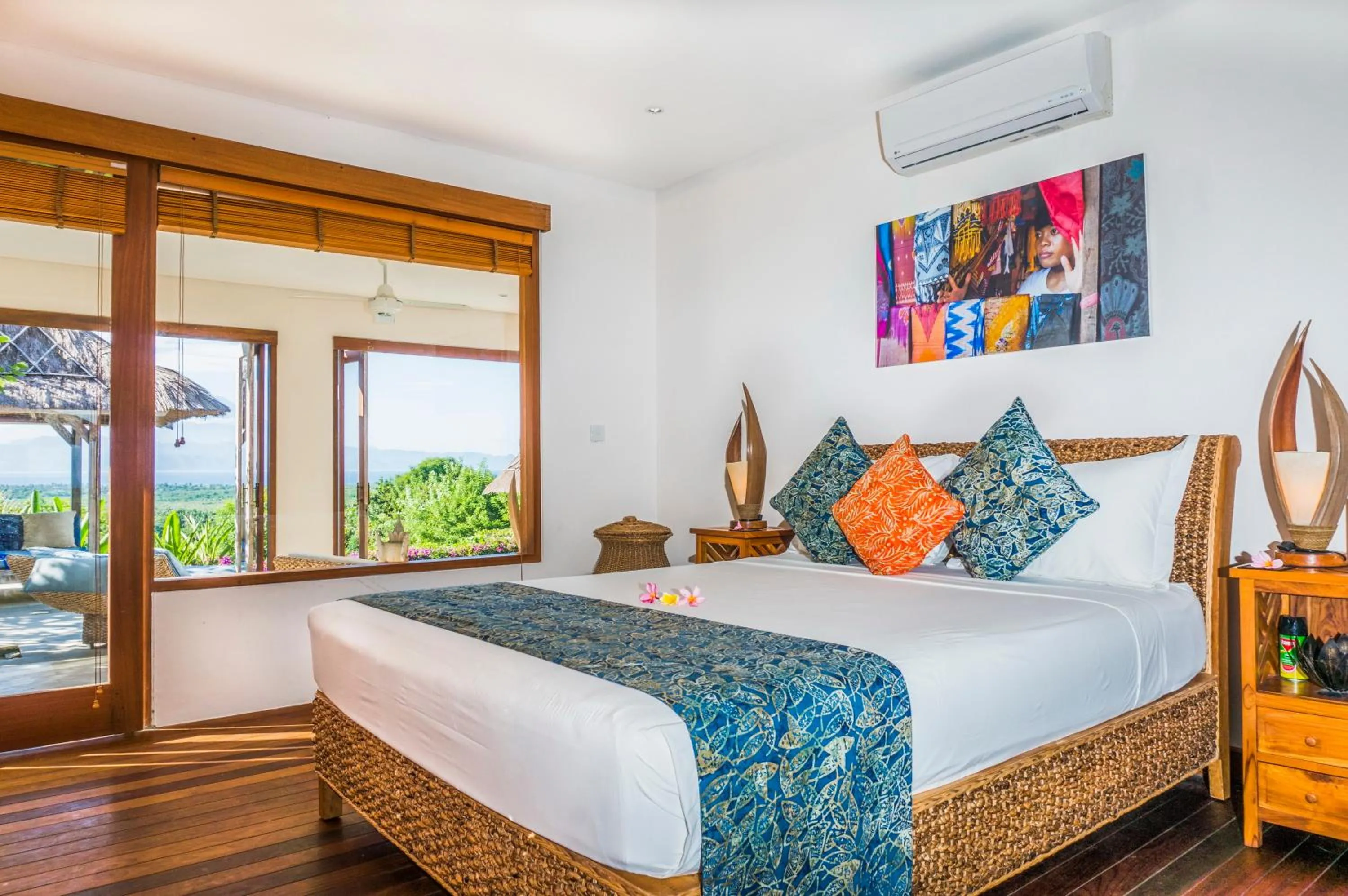 Bedroom, Bed in Villa Nusa