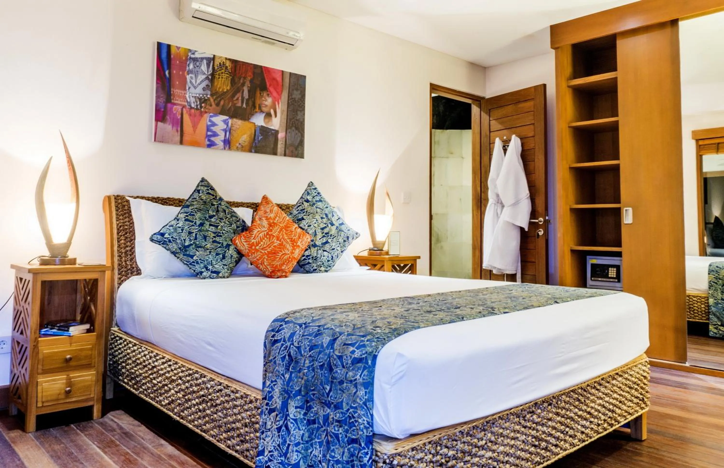Bed in Villa Nusa