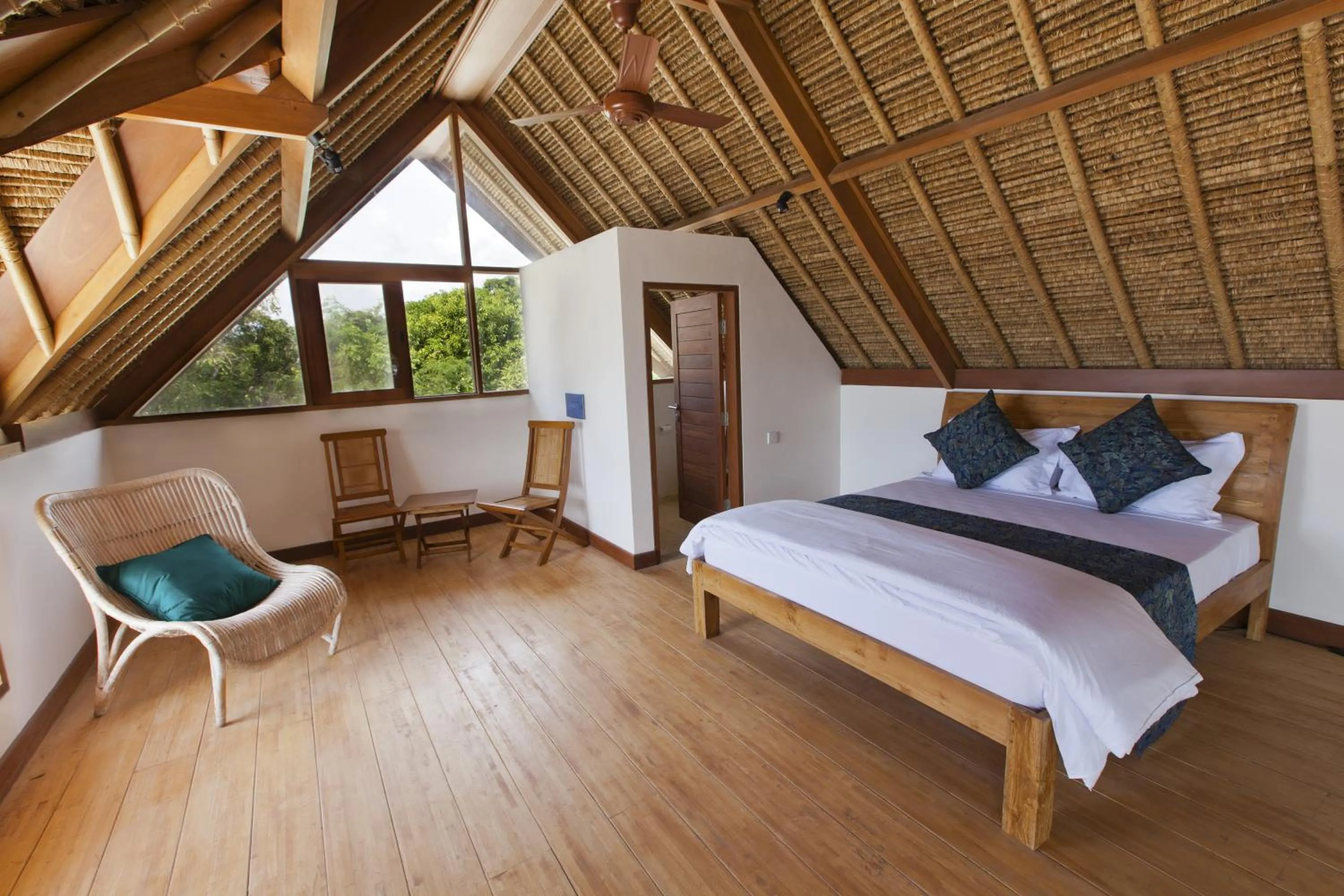 Bed in Villa Nusa
