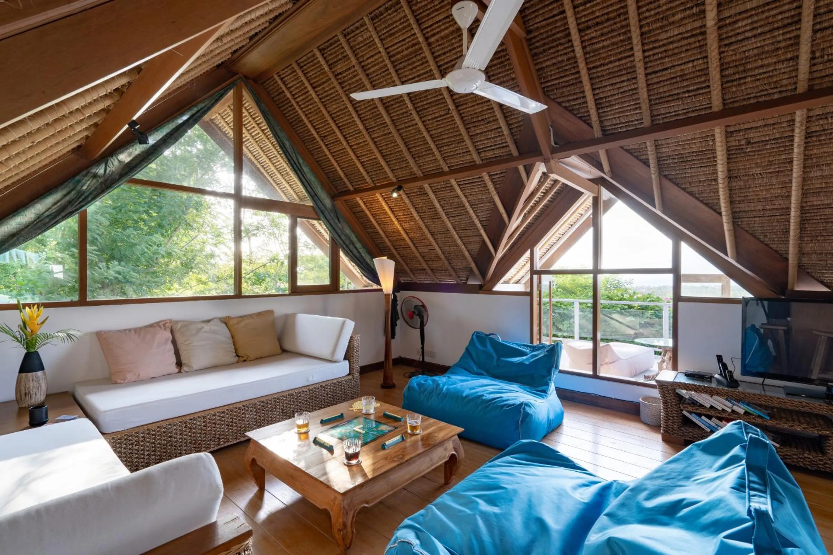 Living room in Villa Nusa