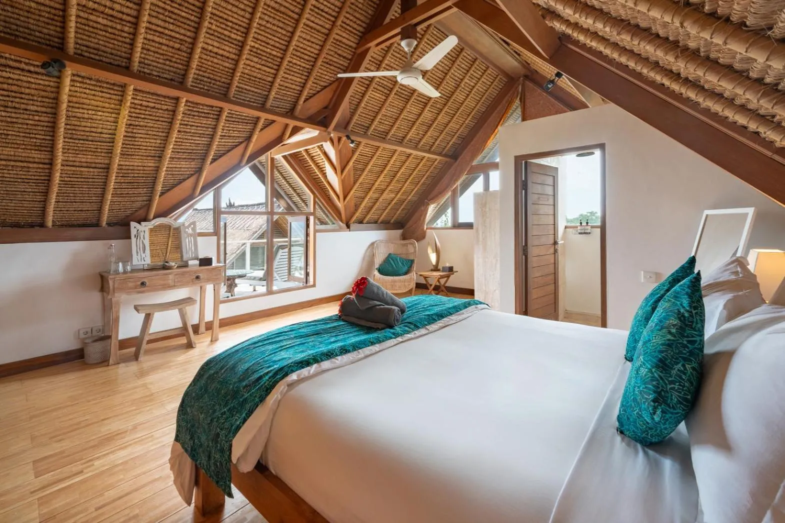 Bed in Villa Nusa