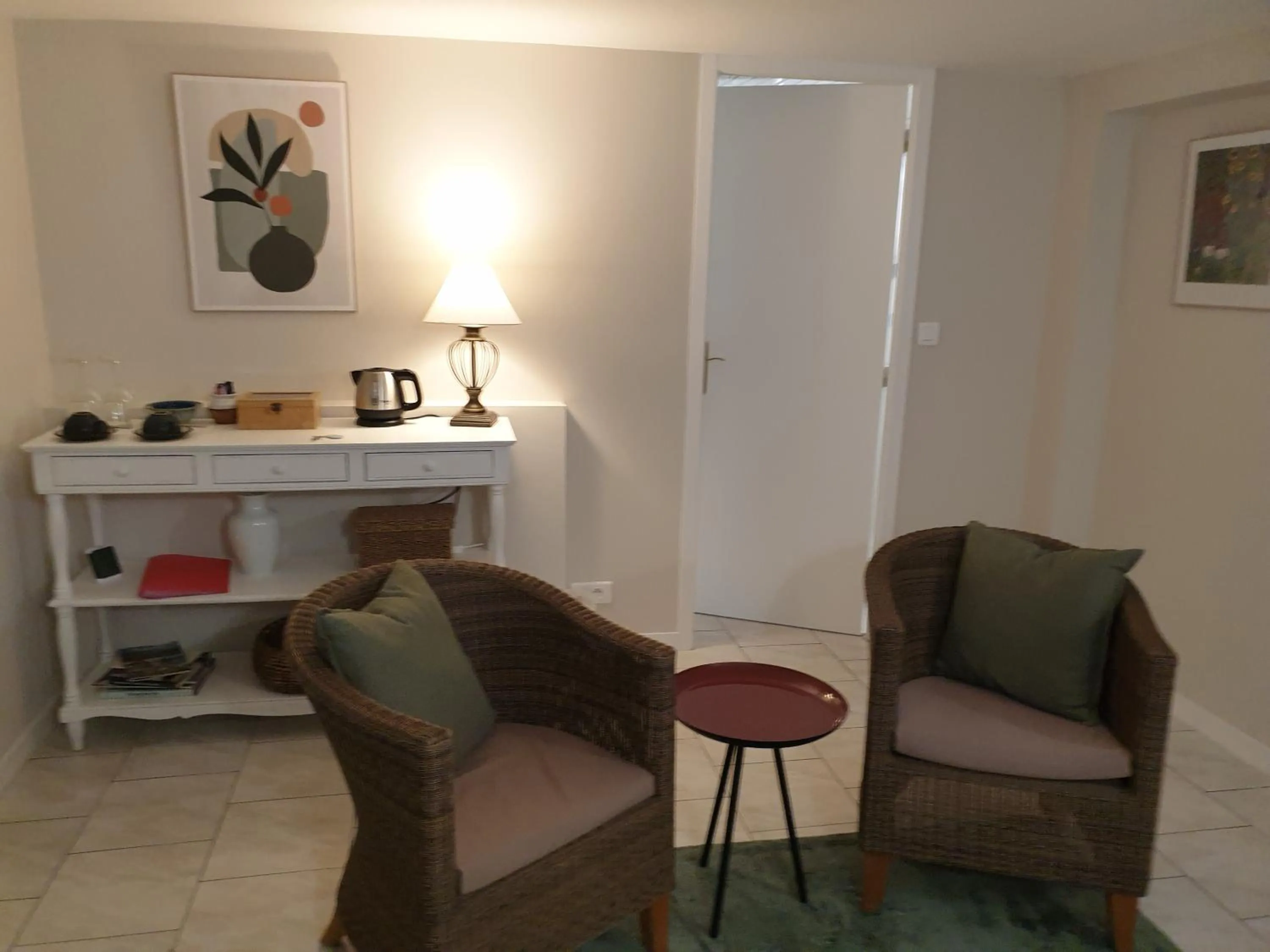 Seating area in Les érables