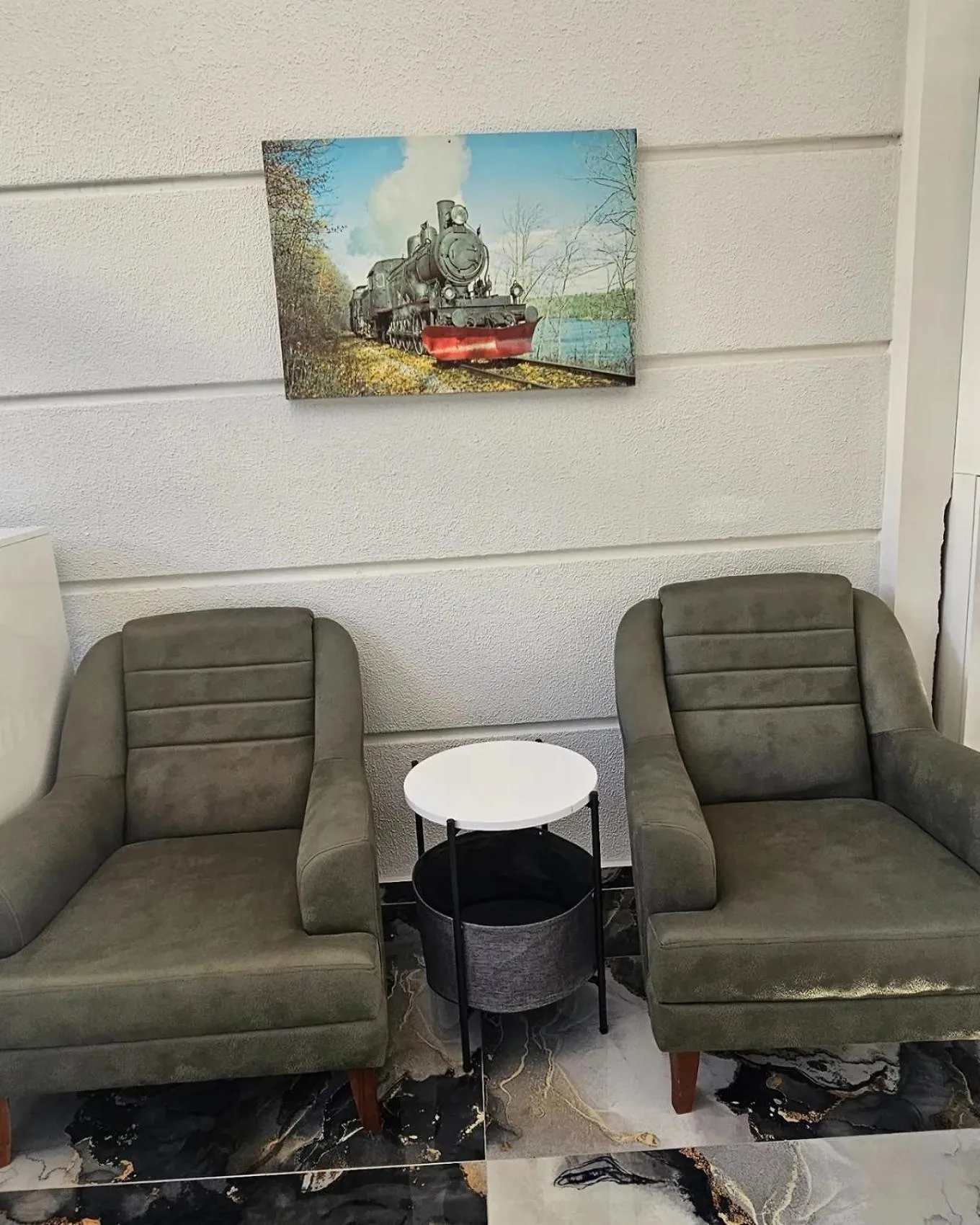 Seating area in World Cities Residence