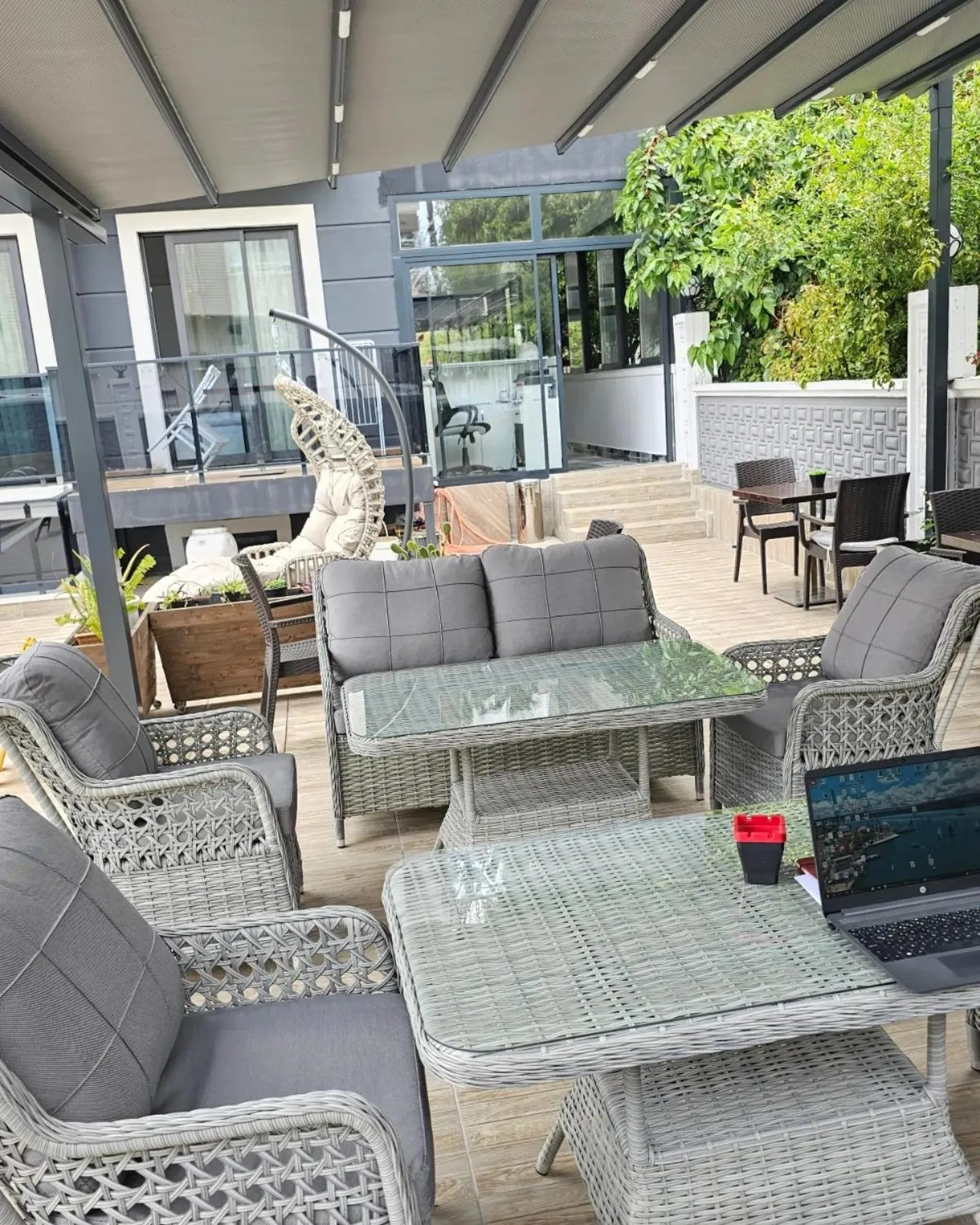 Seating area in World Cities Residence