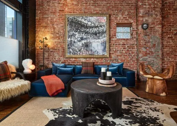 Living room in Catbird Hotel