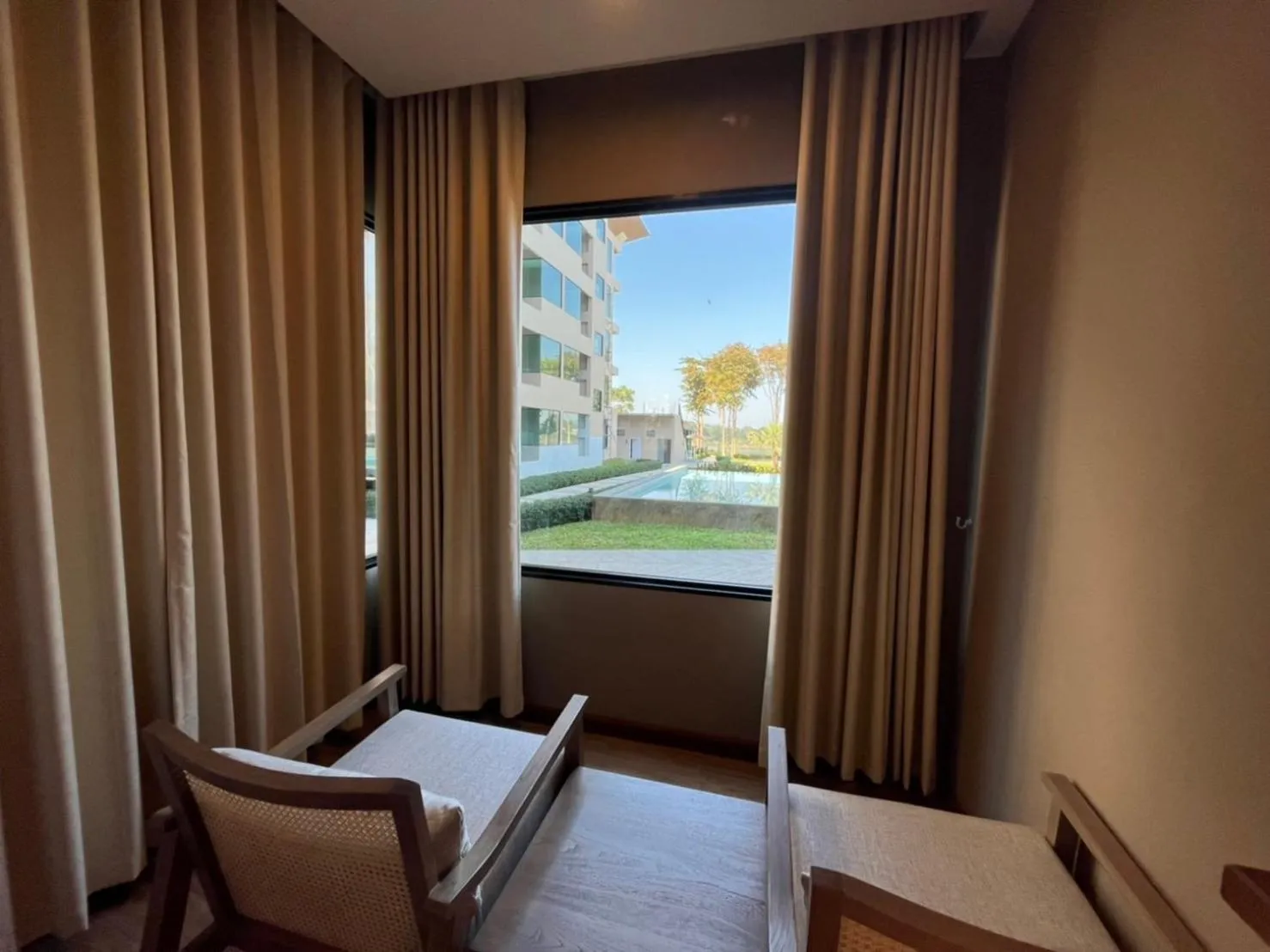 Pool view in River Tree Resort