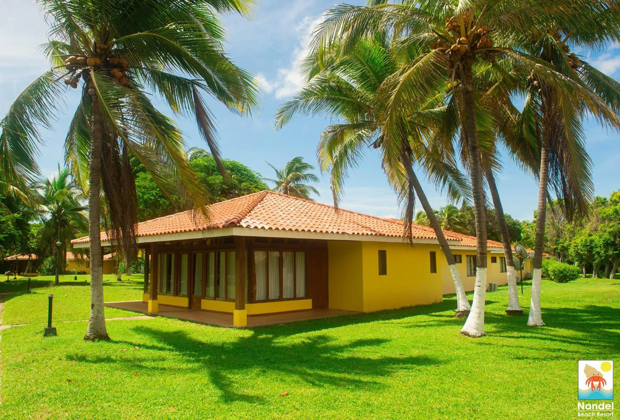Garden view in Nandel Beach Resort