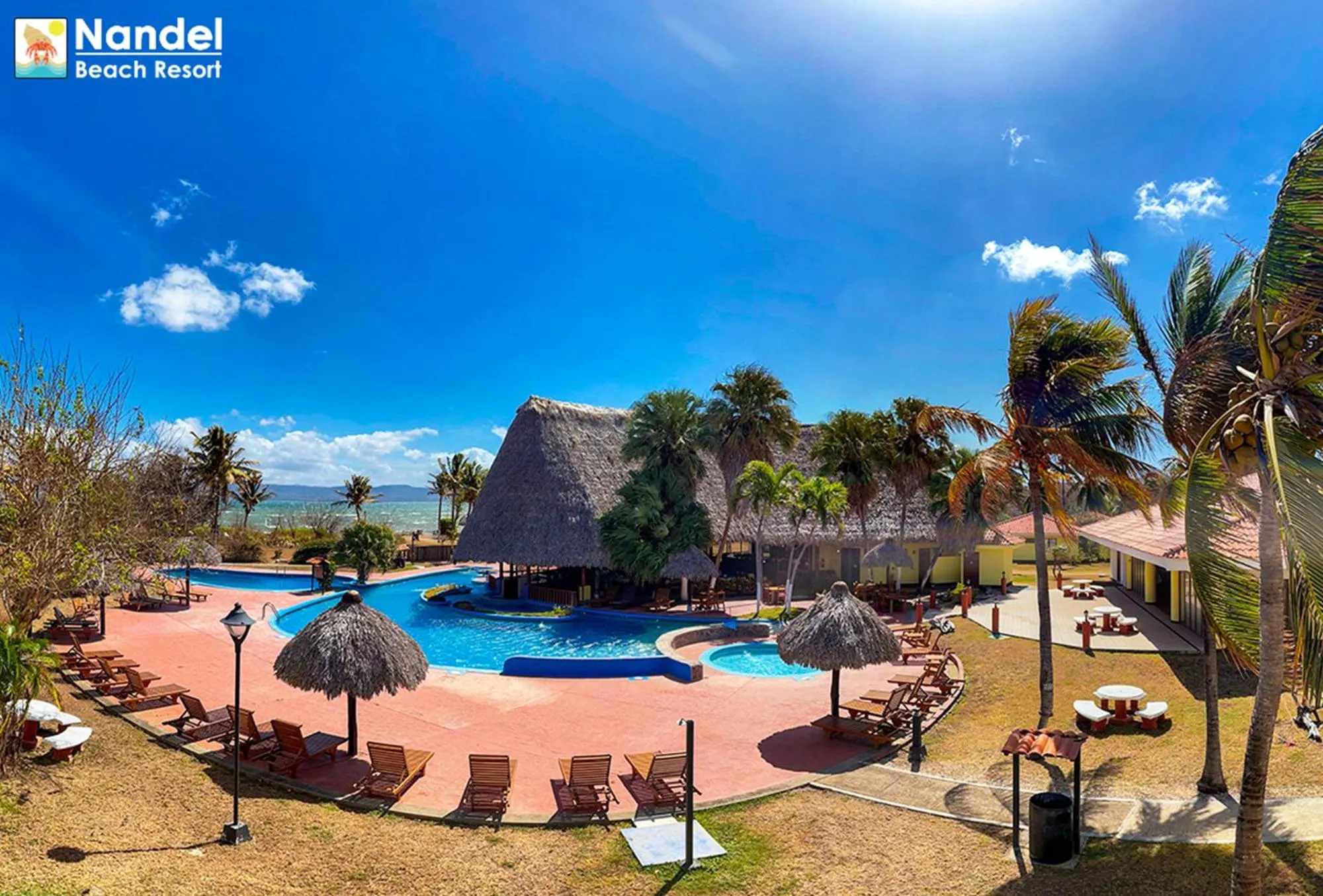 Bird's eye view in Nandel Beach Resort