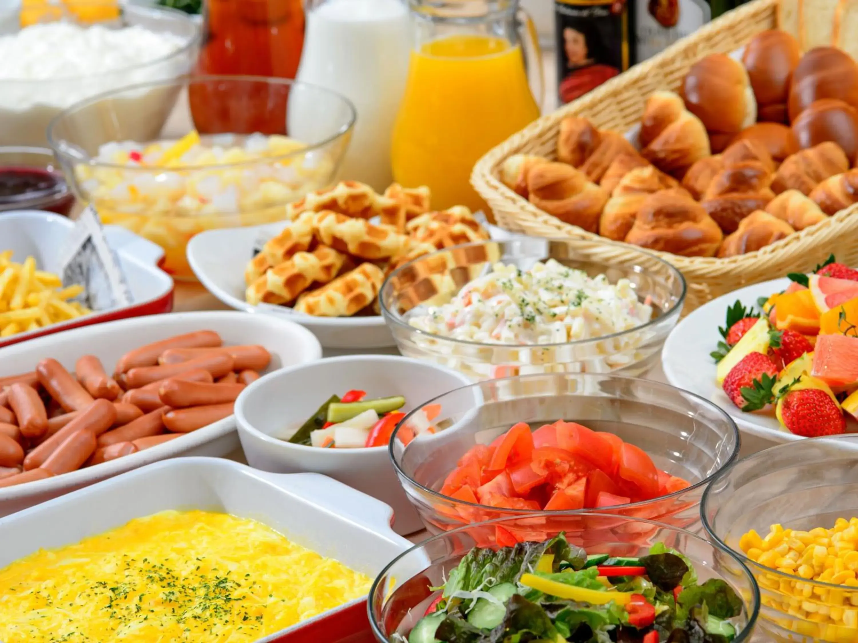 Buffet breakfast in HOTEL MYSTAYS Hiroshima Peace Park Buffet breakfast in HOTEL MYSTAYS Hiroshima Peace Park