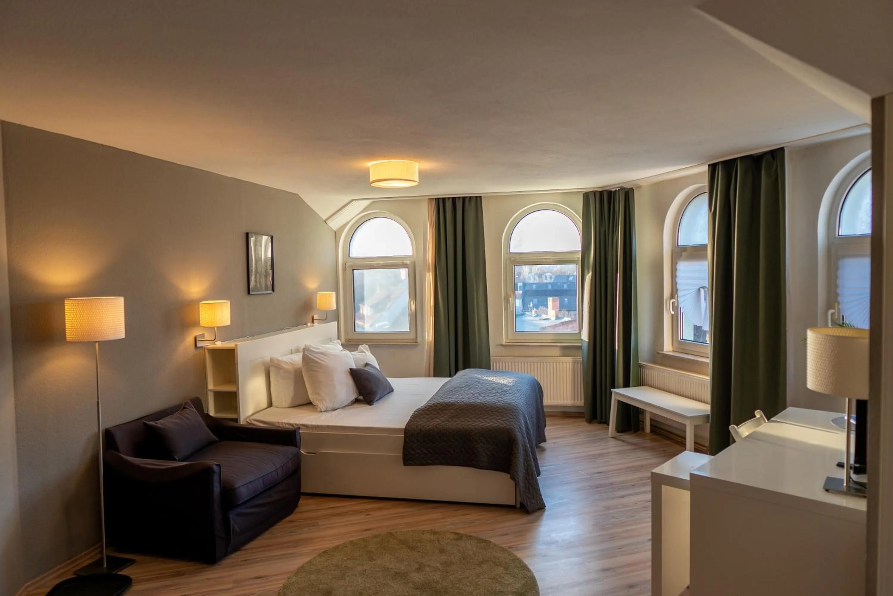 Bed in Apartment Hotel Lindeneck