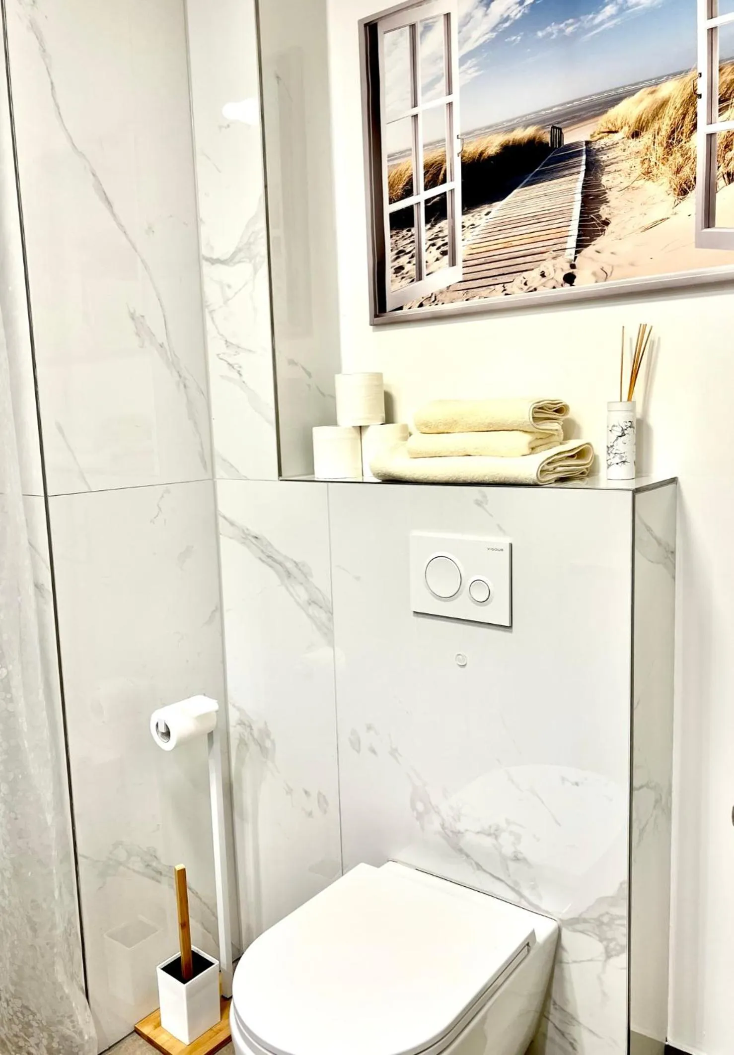 Bathroom in LikeDaheim Apartments