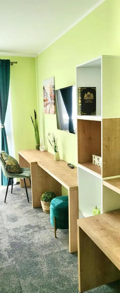 Seating area in LikeDaheim Apartments