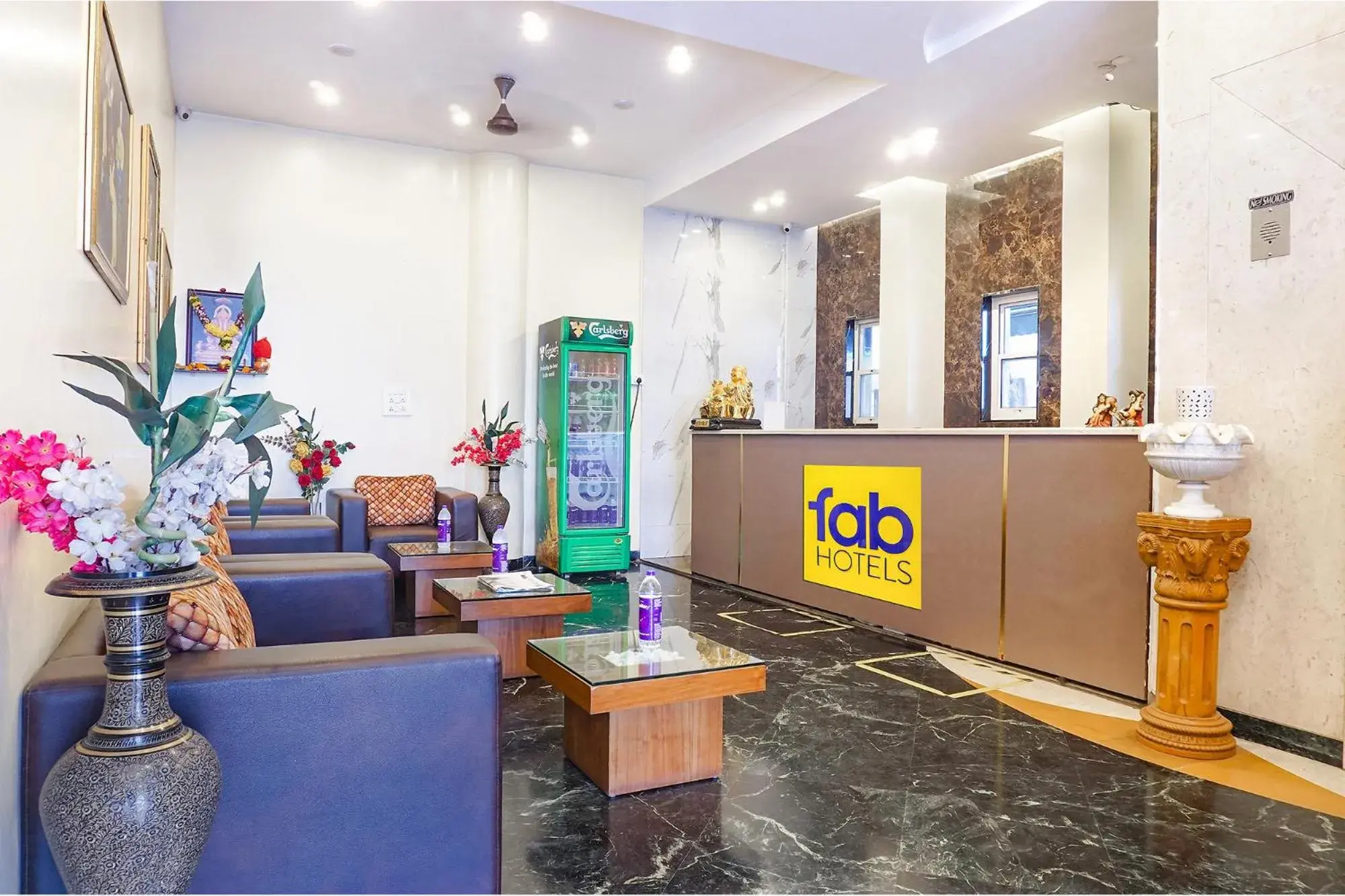 Lobby or reception in FabHotel Prime Golden Emerald - Nr St Mary's Church CNI Lobby or reception in FabHotel Prime Golden Emerald - Nr St Mary's Church CNI