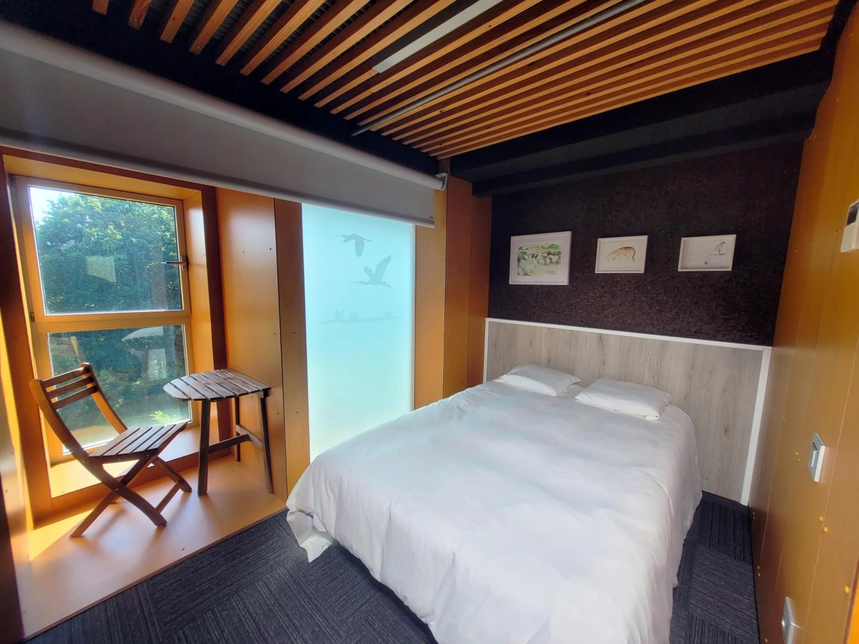 Bed in Urdaibai Bird Center