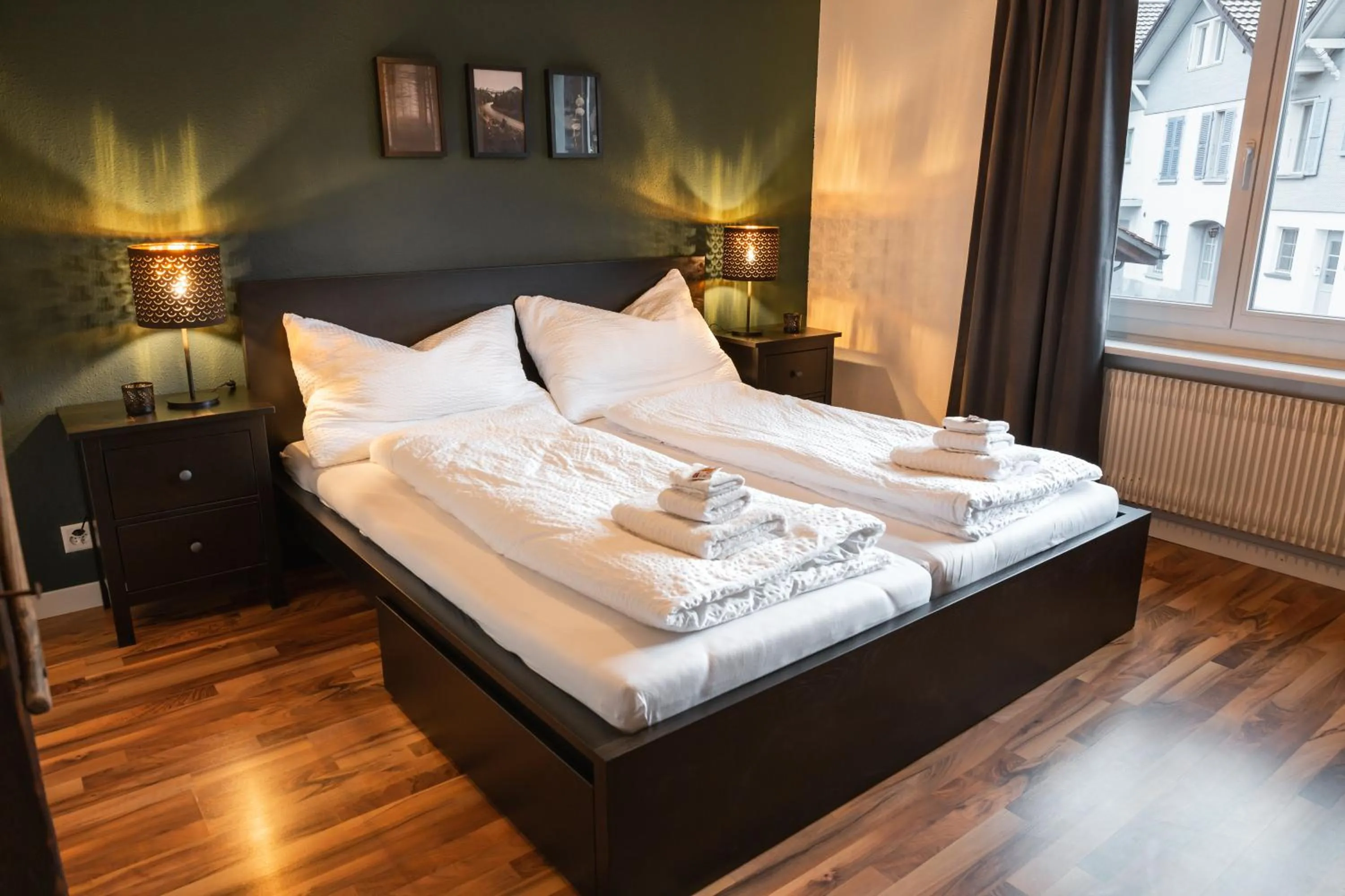 Bed in KALCHOFEN Restaurant Hotel Eventhouse