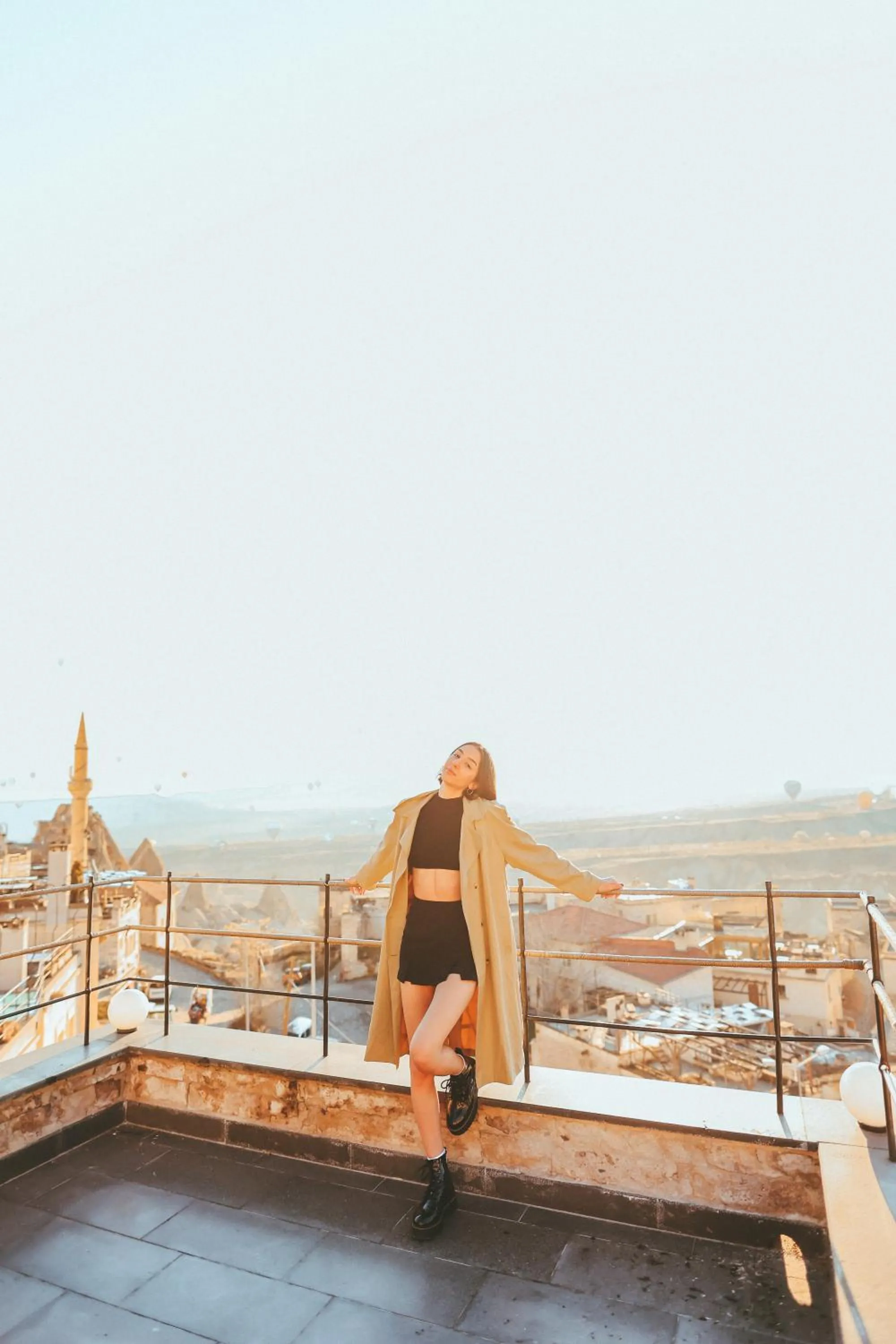 Balcony/Terrace in Peristyle Cave Cappadocia- Special Class