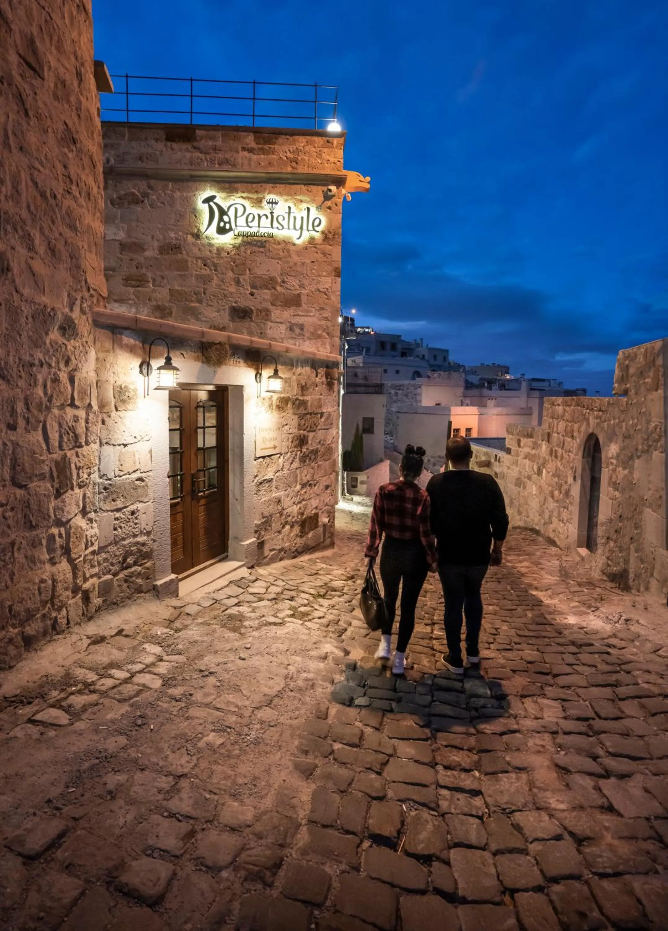 People in Peristyle Cave Cappadocia- Special Class