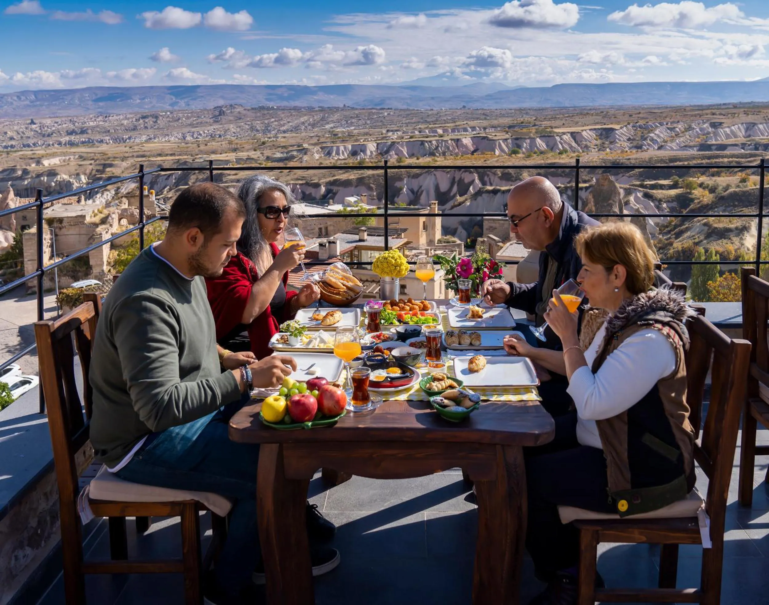 People in Peristyle Cave Cappadocia- Special Class