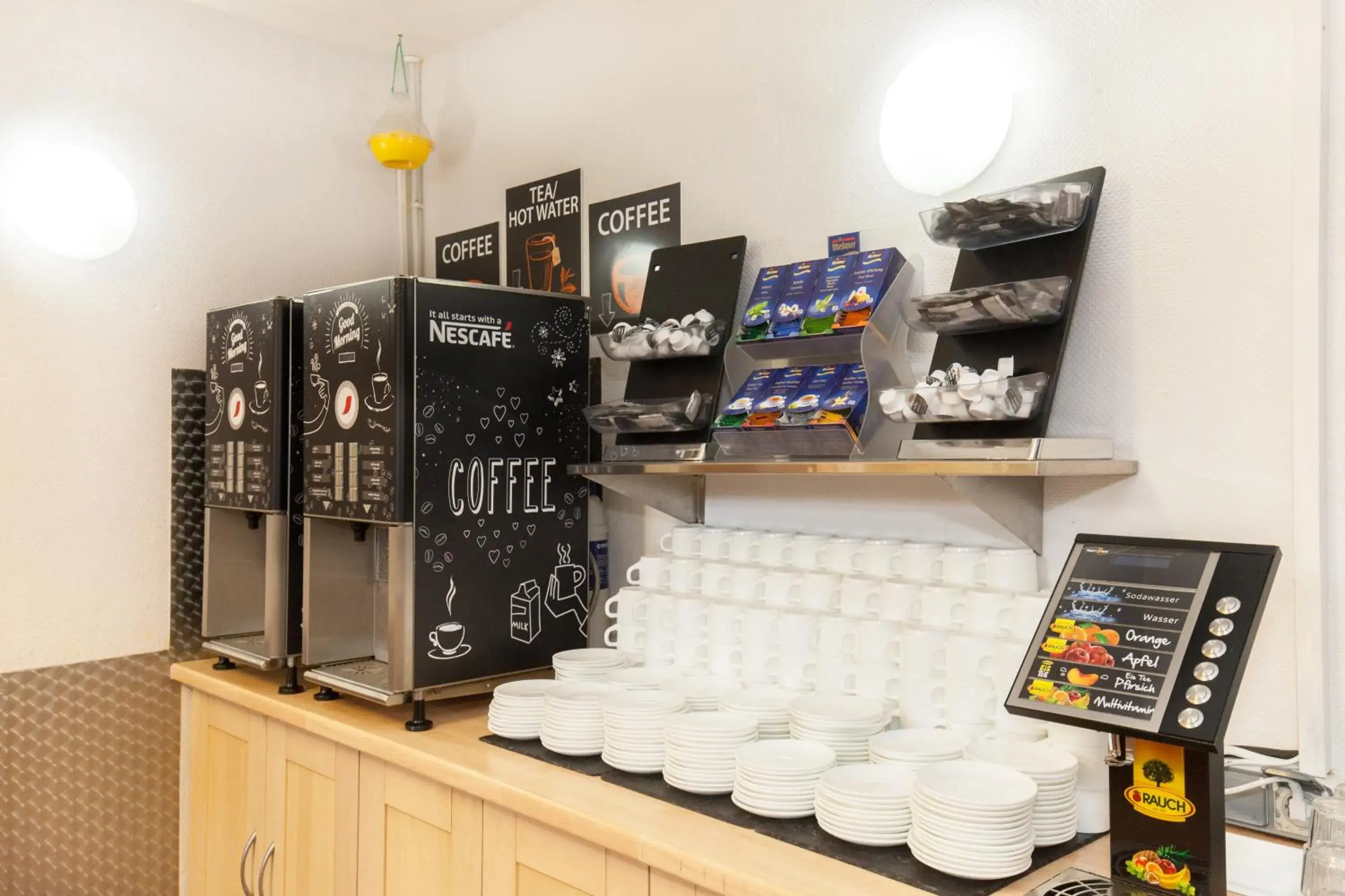 Buffet breakfast in a&o Leipzig Hauptbahnhof Buffet breakfast in a&o Leipzig Hauptbahnhof