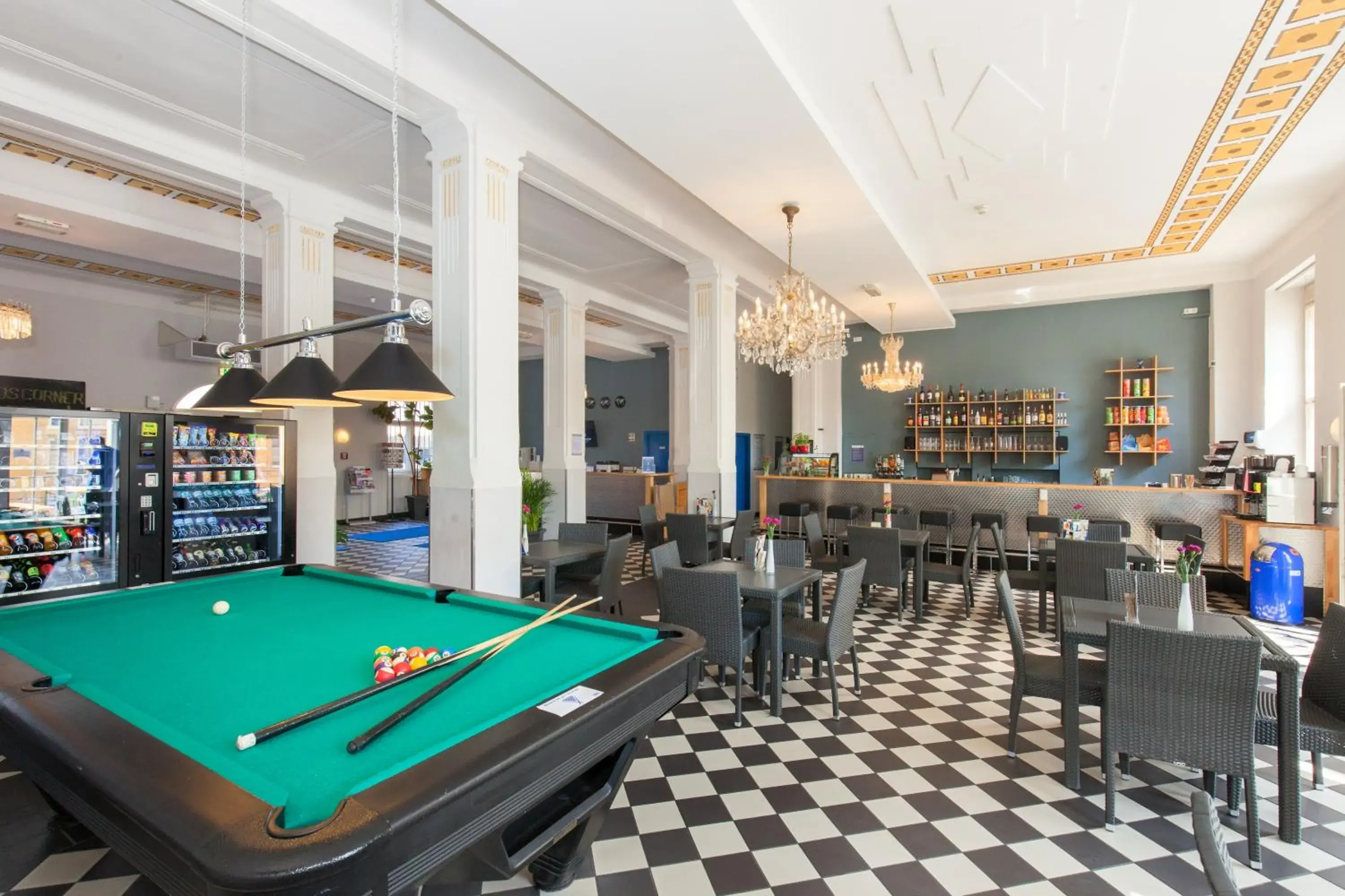 Lobby or reception in a&o Leipzig Hauptbahnhof Lobby or reception in a&o Leipzig Hauptbahnhof