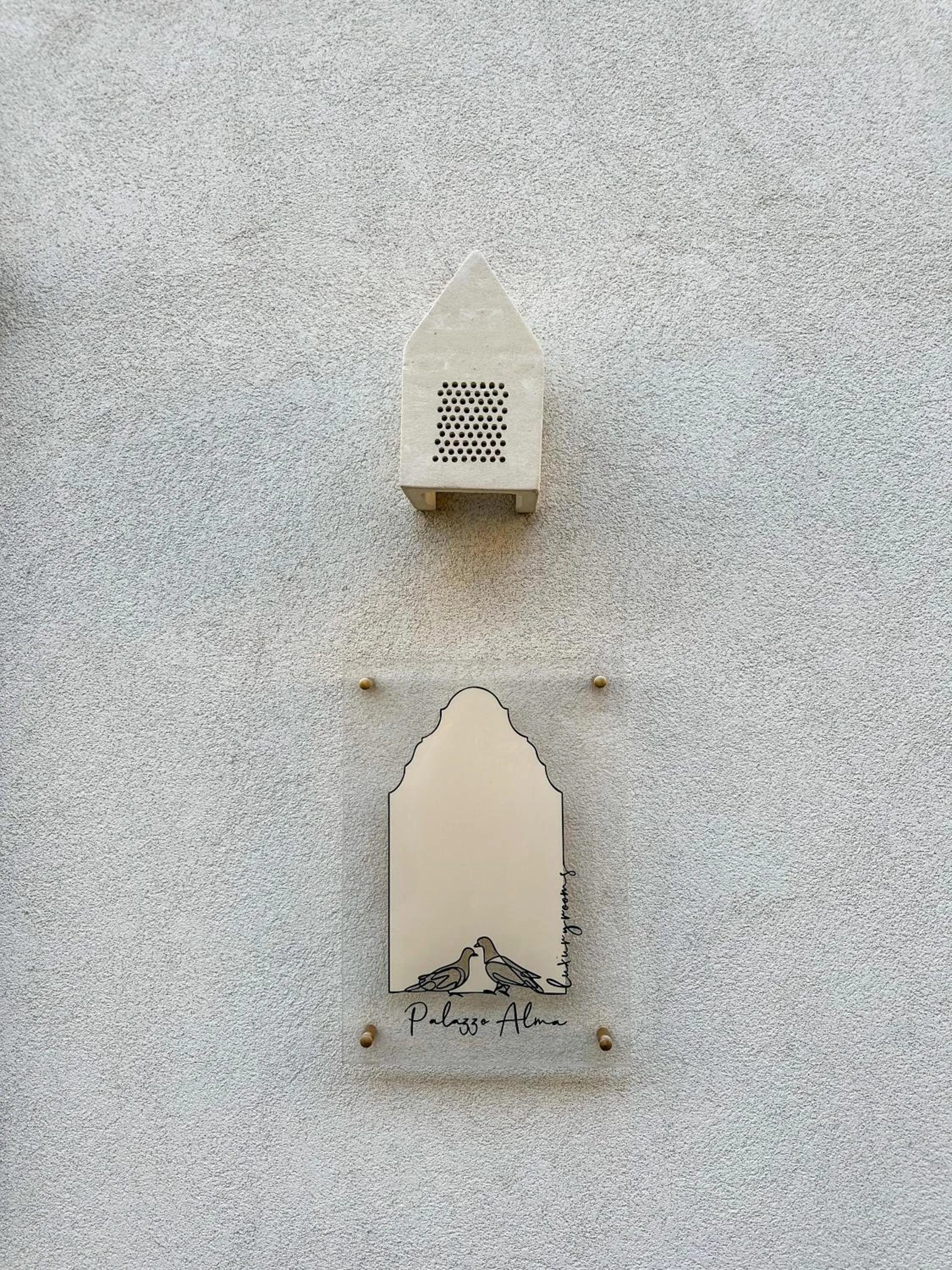 Property building in Palazzo Alma luxury rooms