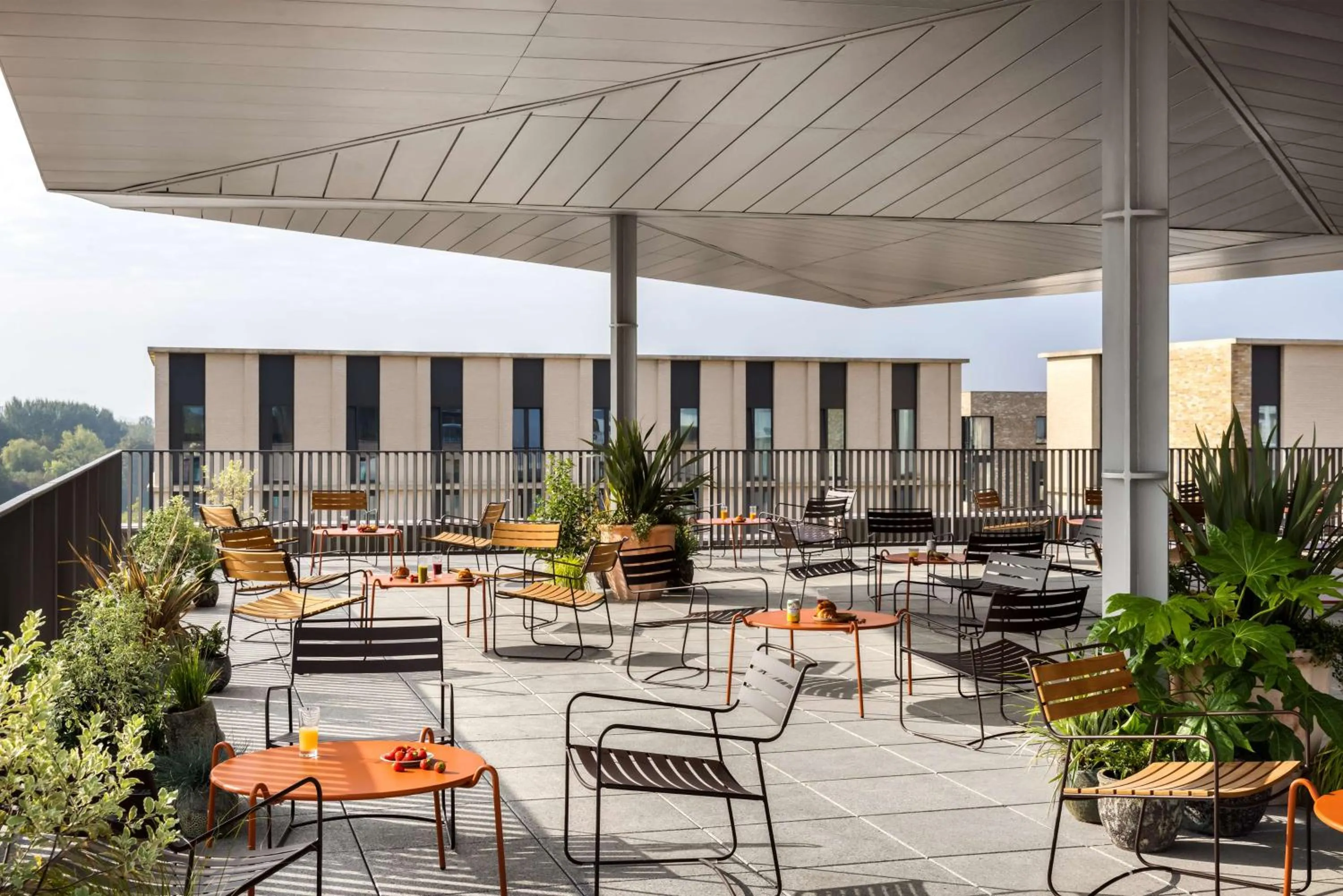 Patio in Hyatt Centric Cambridge