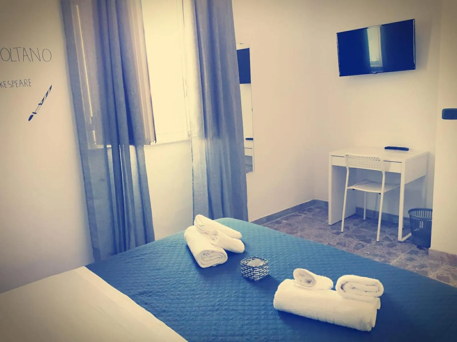 Bed in B&B Al Pentagramma