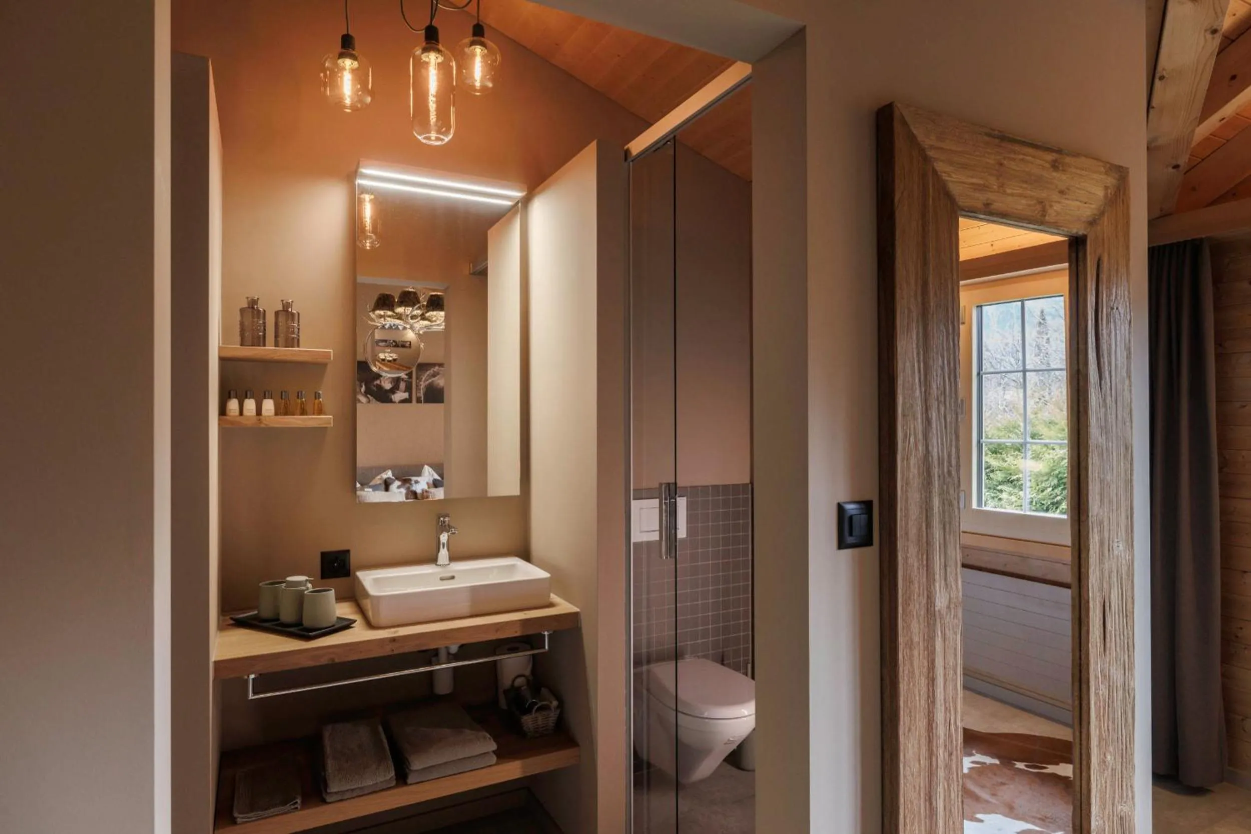 Bathroom in Hotel-Restaurant Burgseeli