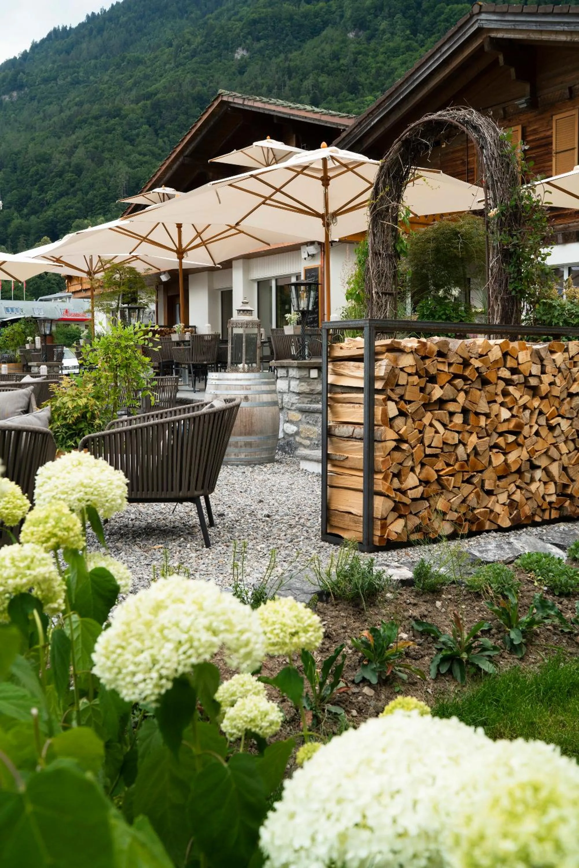 Balcony/Terrace in Hotel-Restaurant Burgseeli