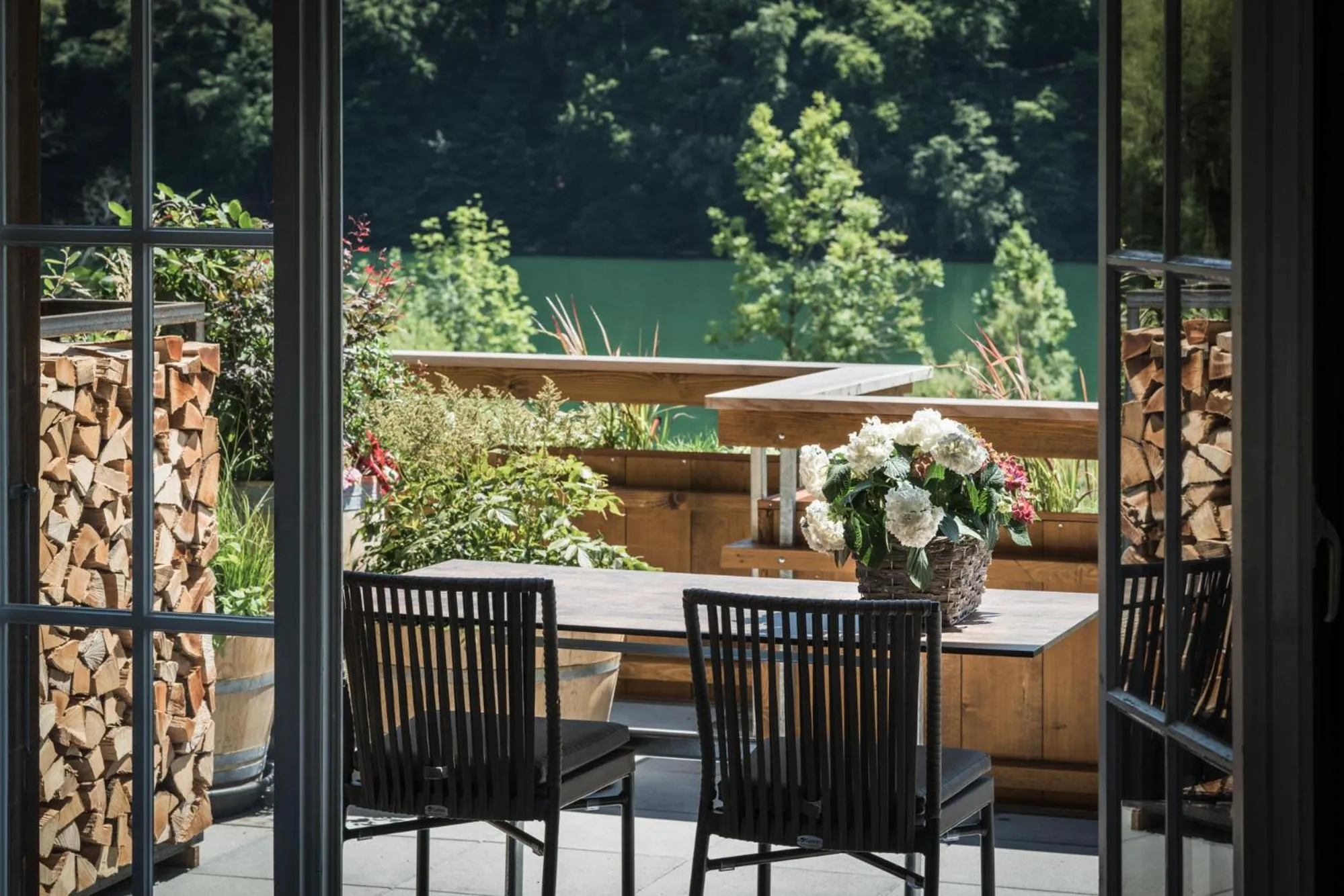 Balcony/Terrace in Hotel-Restaurant Burgseeli