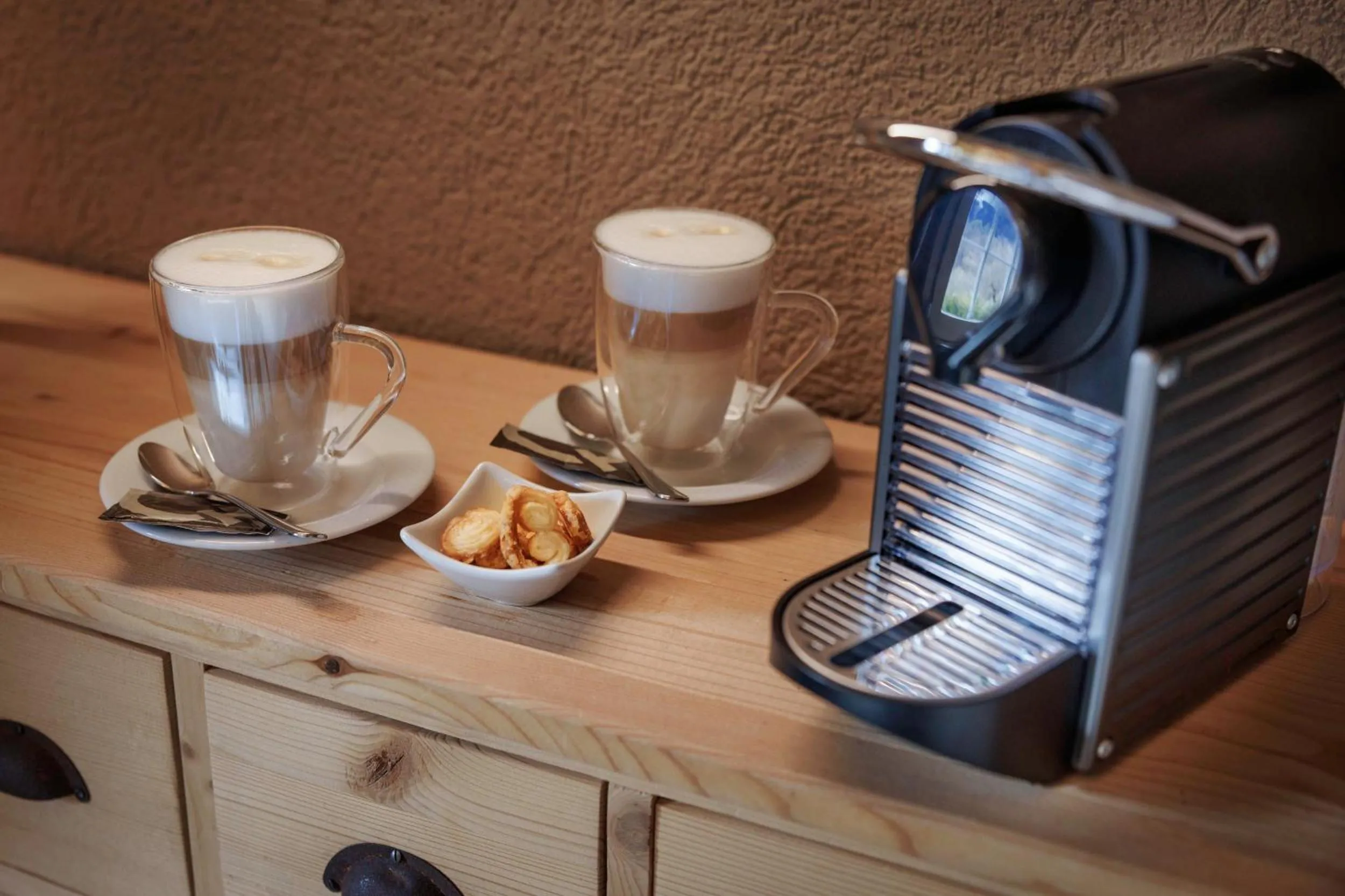 Coffee/tea facilities in Hotel-Restaurant Burgseeli