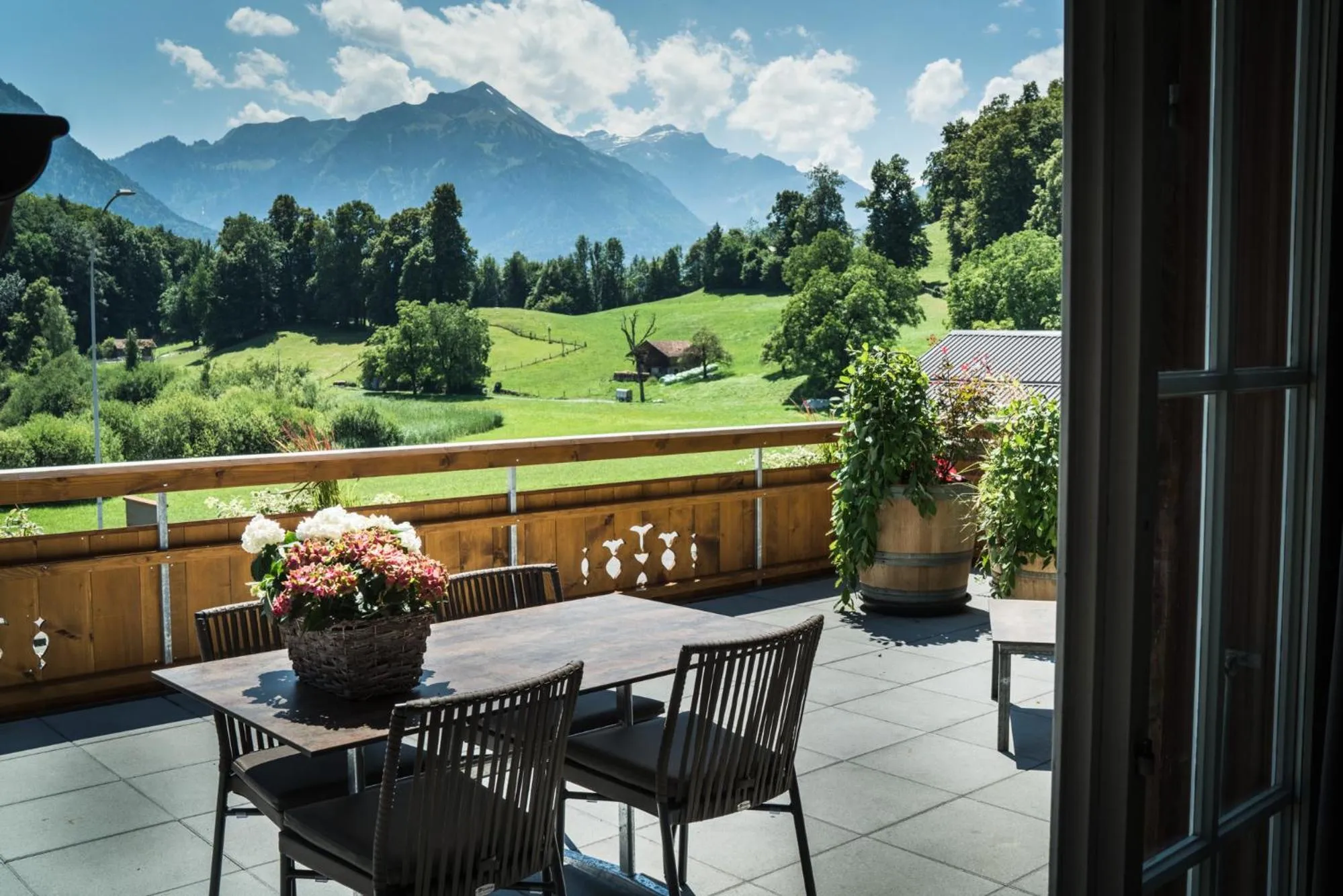 Balcony/Terrace in Hotel-Restaurant Burgseeli