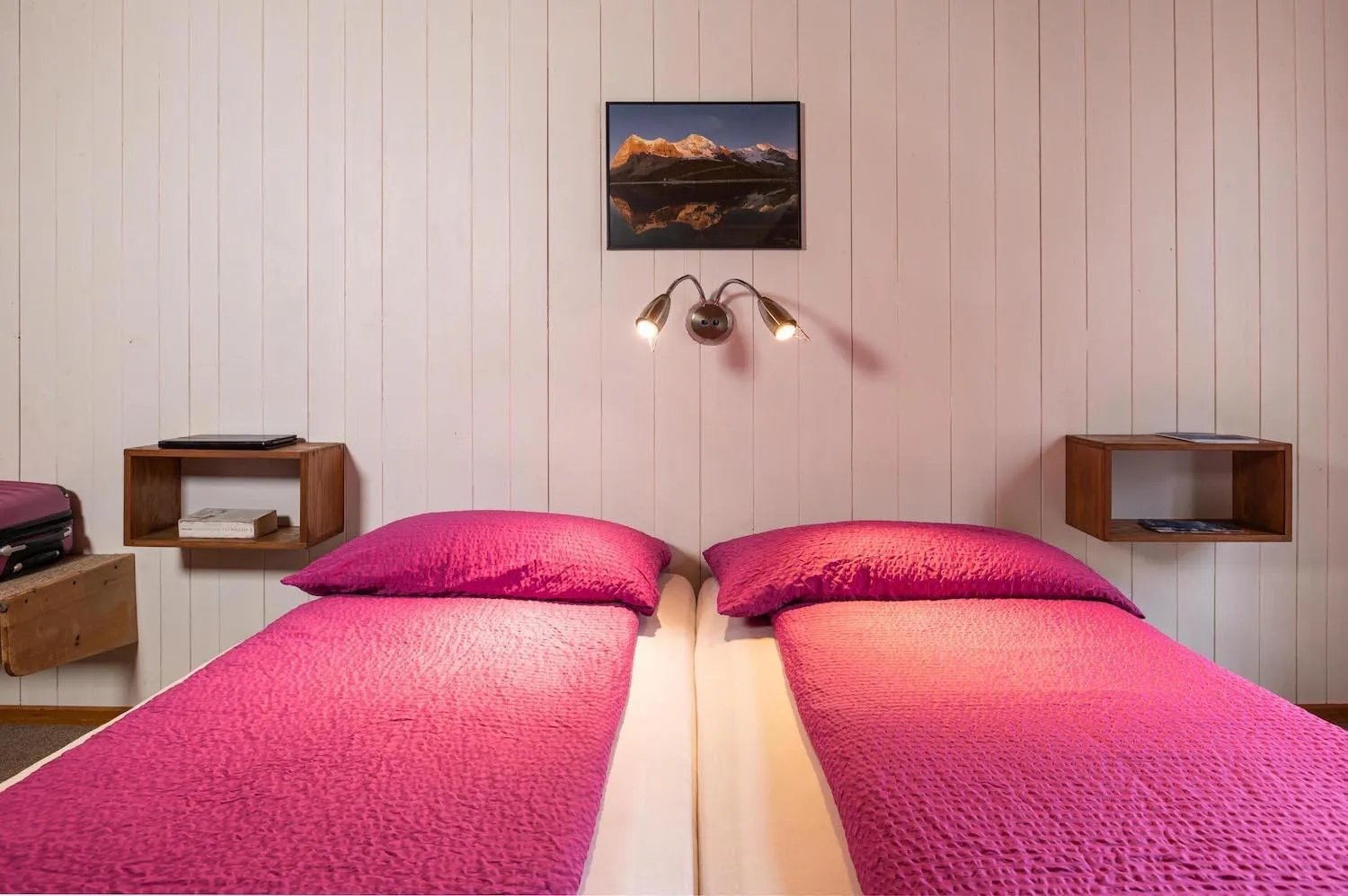 Bed in Hotel Alpenblick