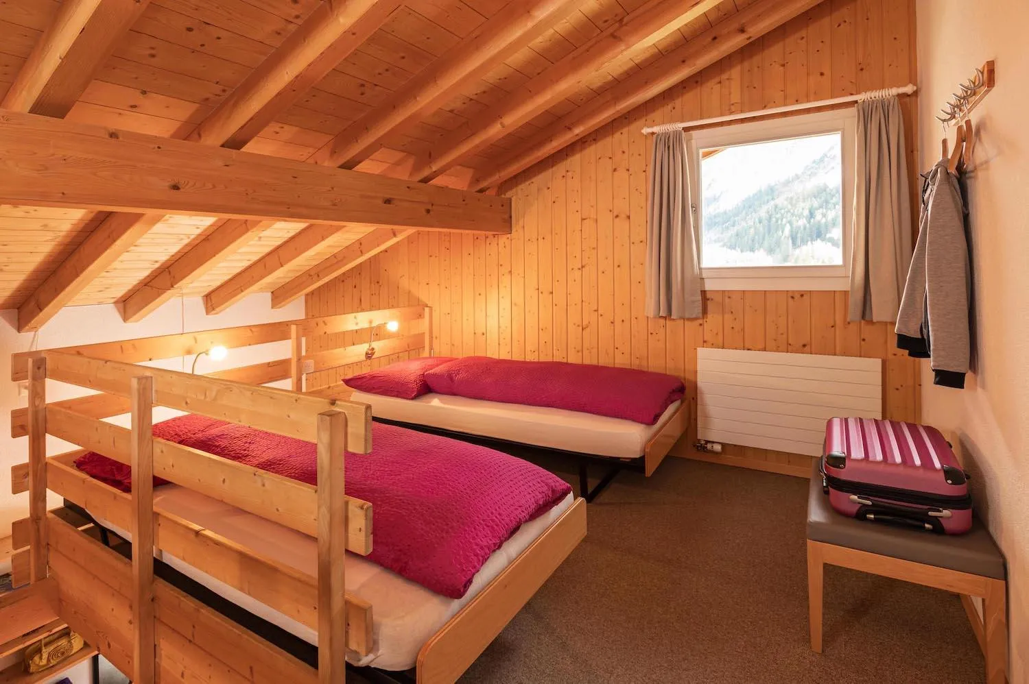 Bed in Hotel Alpenblick