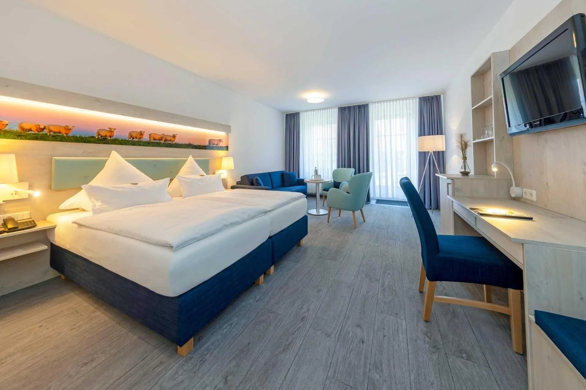 Photo of the whole room, Bed in Hotel Landhaus Steinfeld