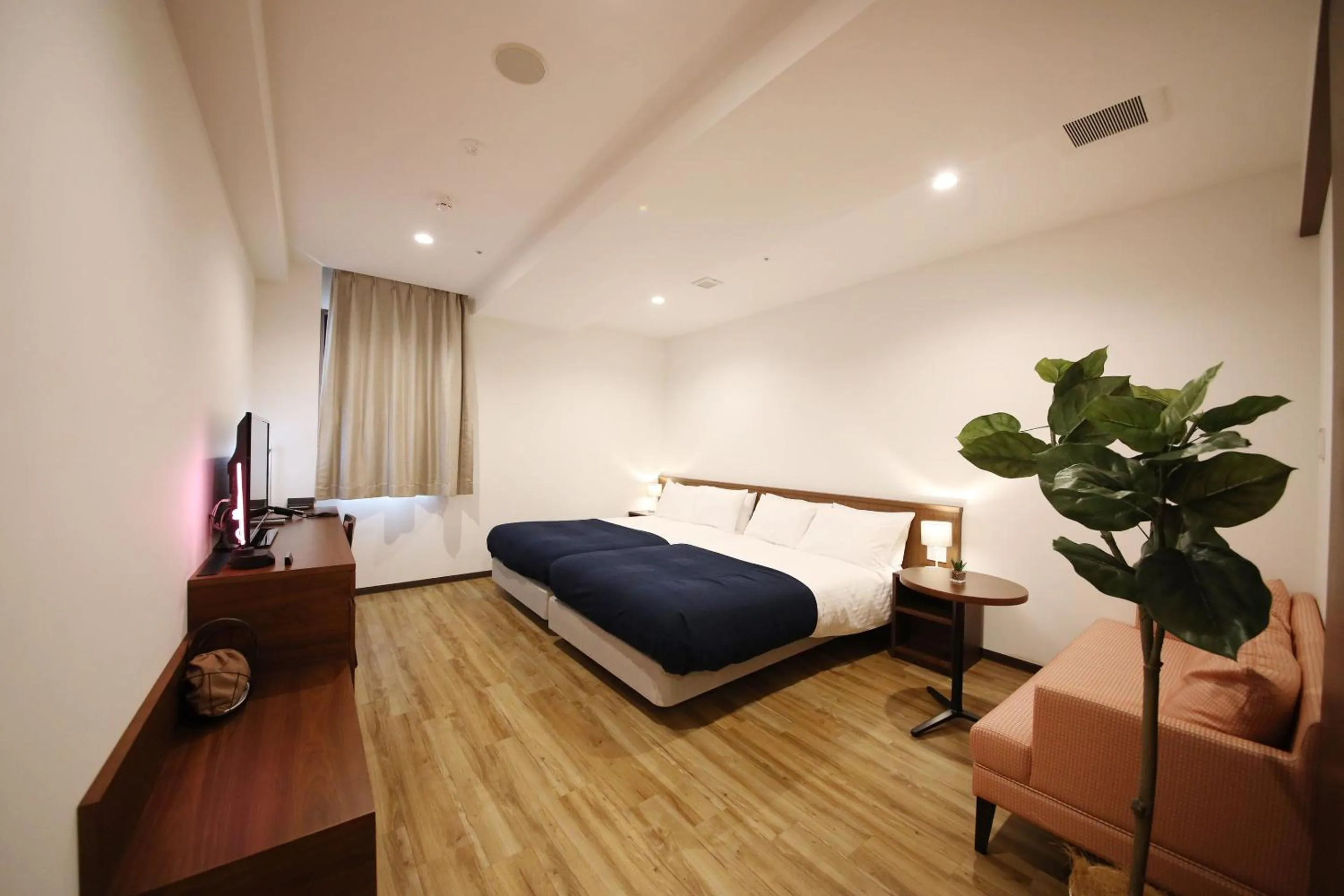 Bed in ZONK HOTEL Hakata