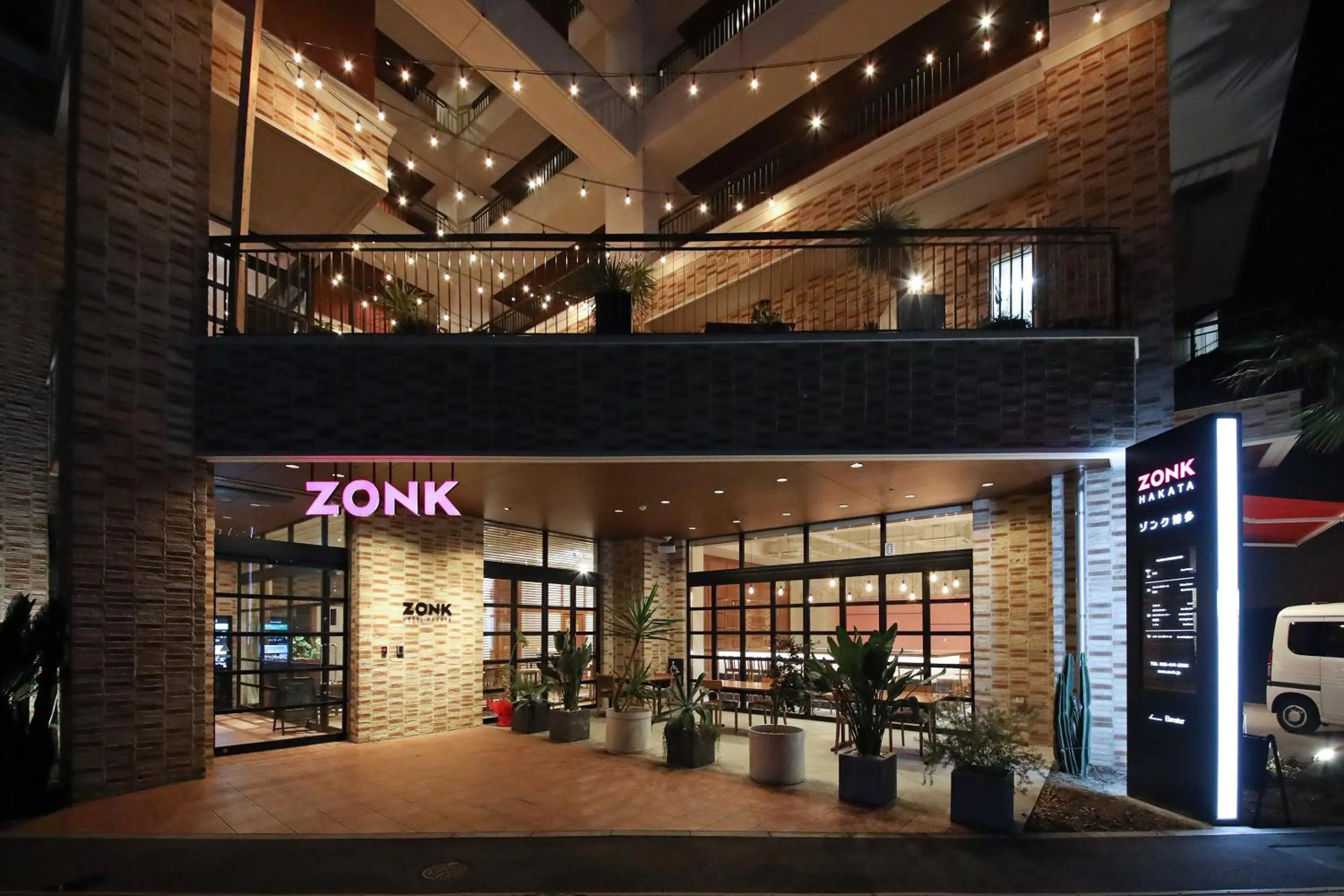 Property building in ZONK HOTEL Hakata