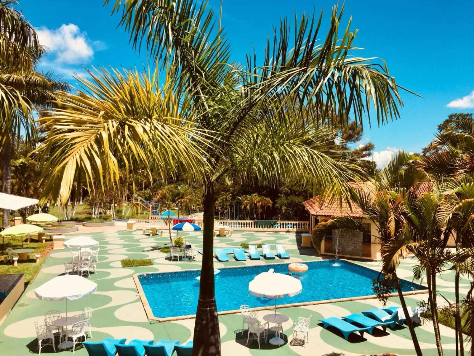 Swimming pool in Hotel Fazenda Colina