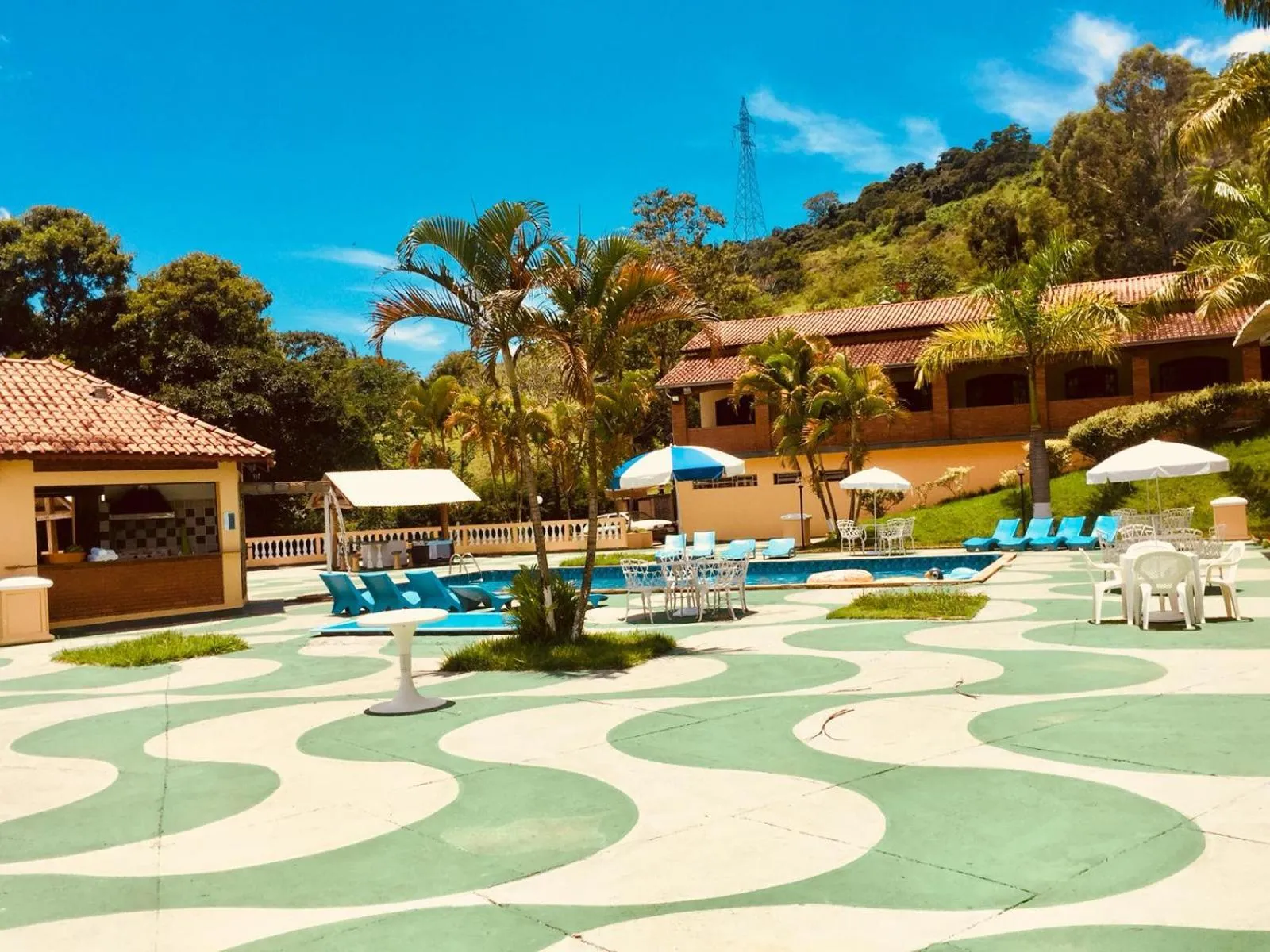 Swimming pool in Hotel Fazenda Colina
