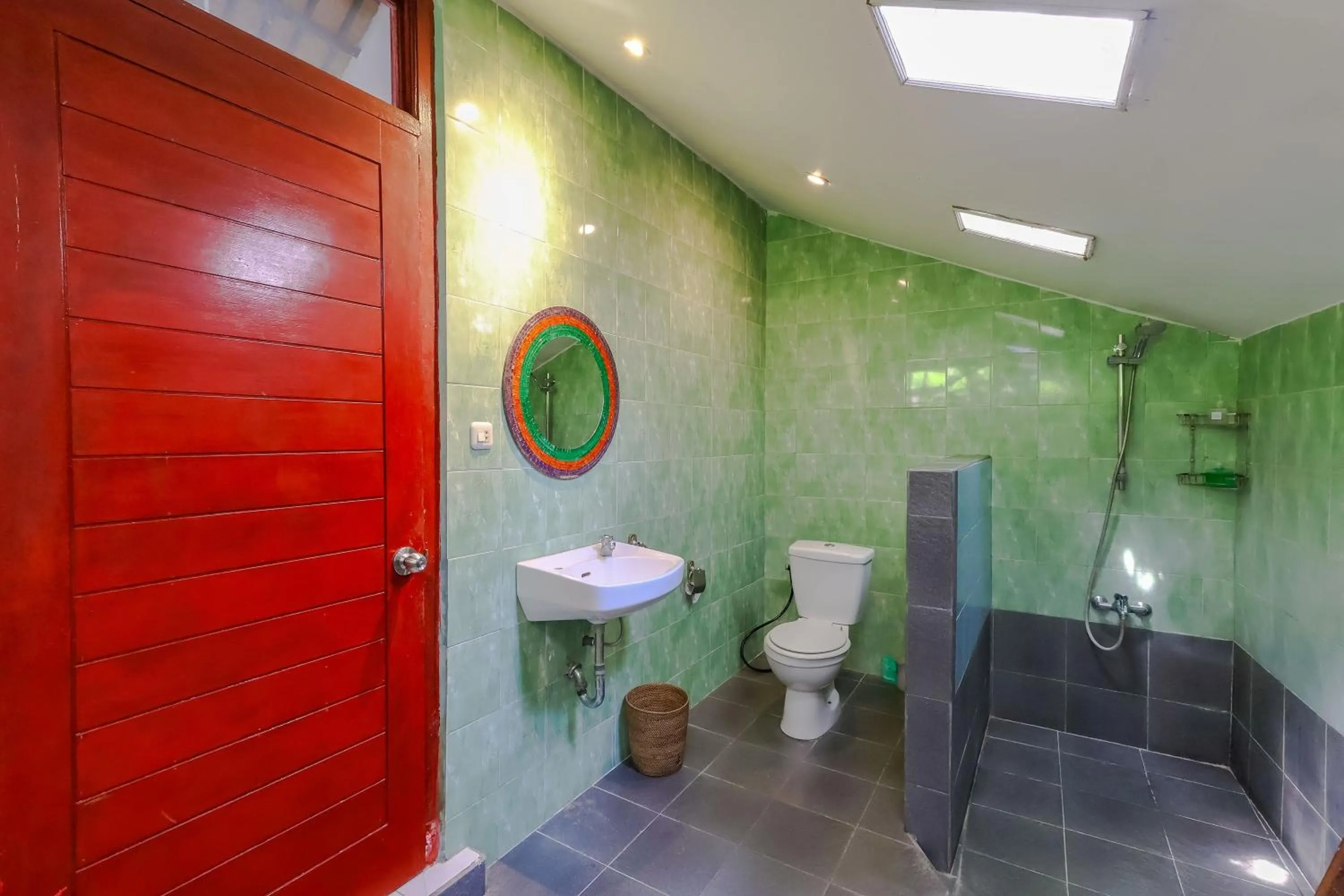 Bathroom in Taman Lituhayu Cottages Ubud