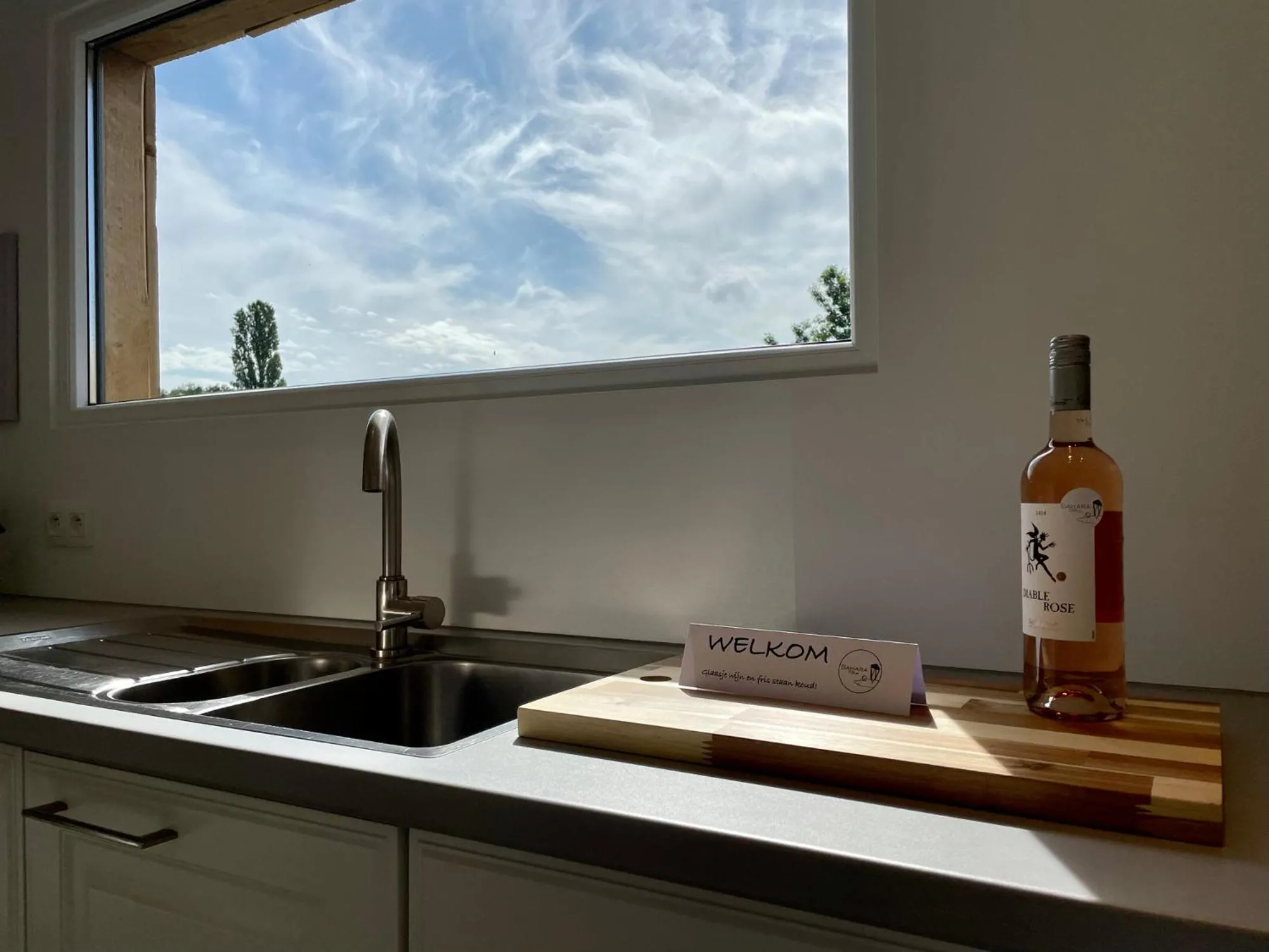 Kitchen or kitchenette in Vakantiehuis Sahara119