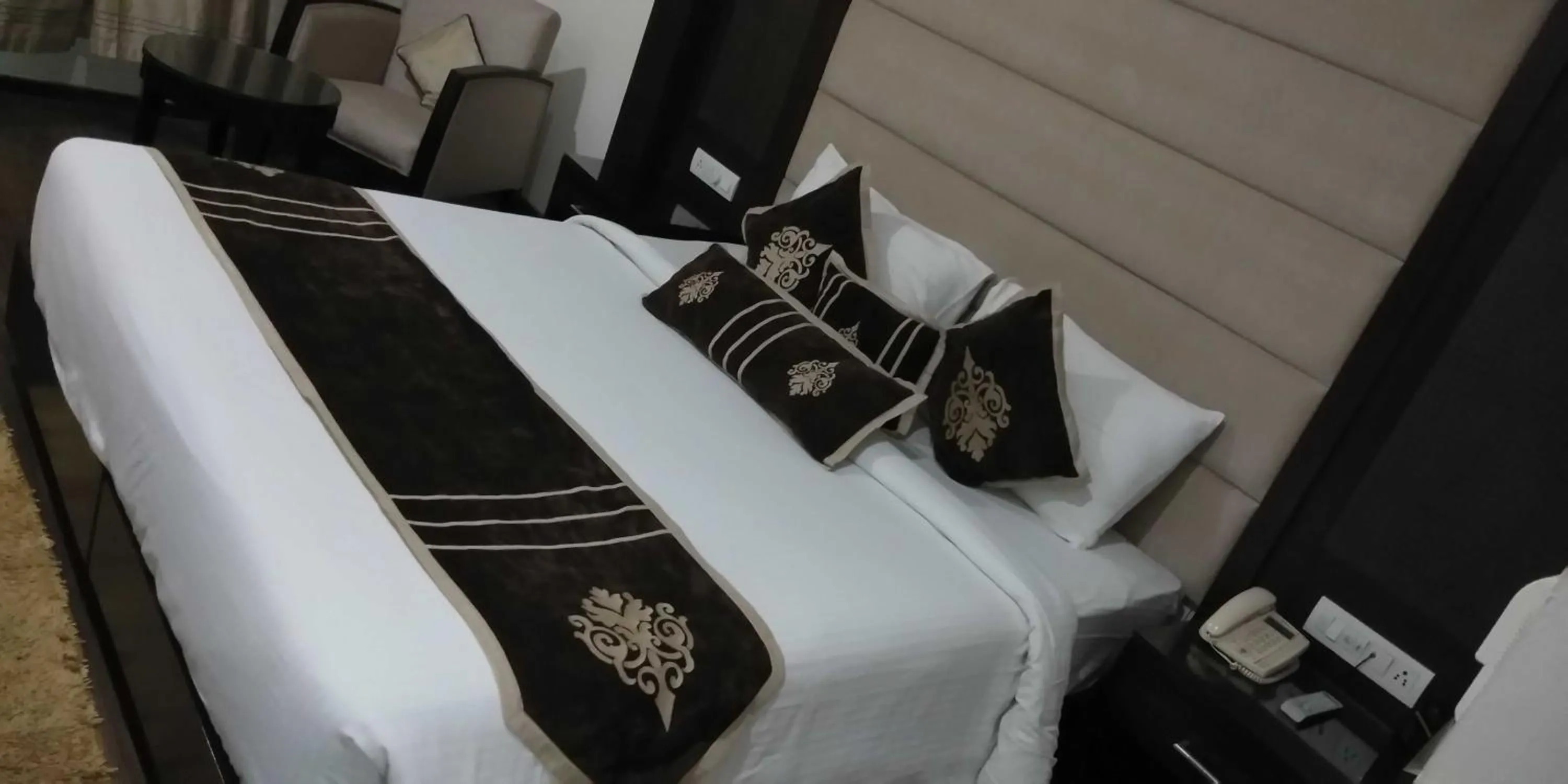 Bedroom, Bed in HOTEL PITRASHISH PRIDE IGI Intl AIRPORT DELHI