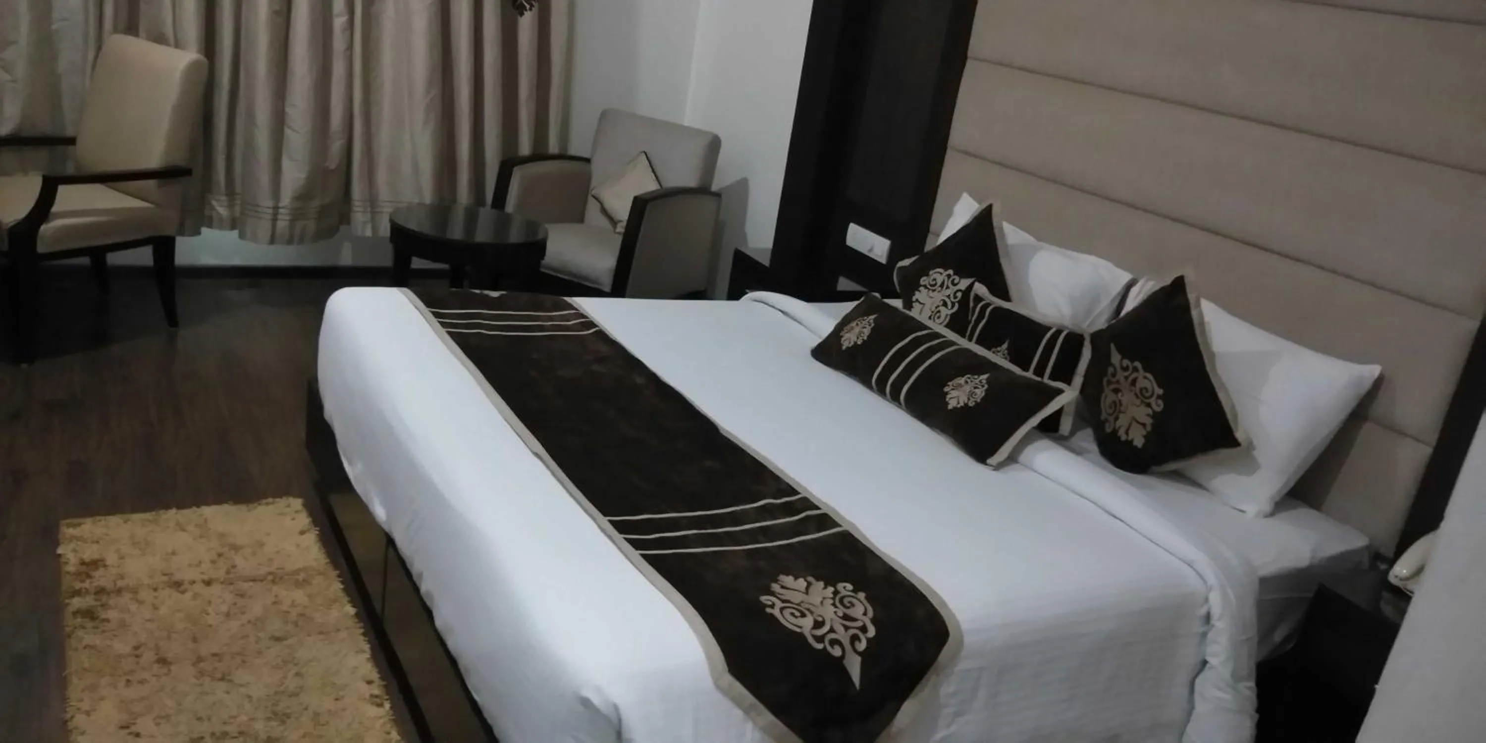 Photo of the whole room, Bed in HOTEL PITRASHISH PRIDE IGI Intl AIRPORT DELHI