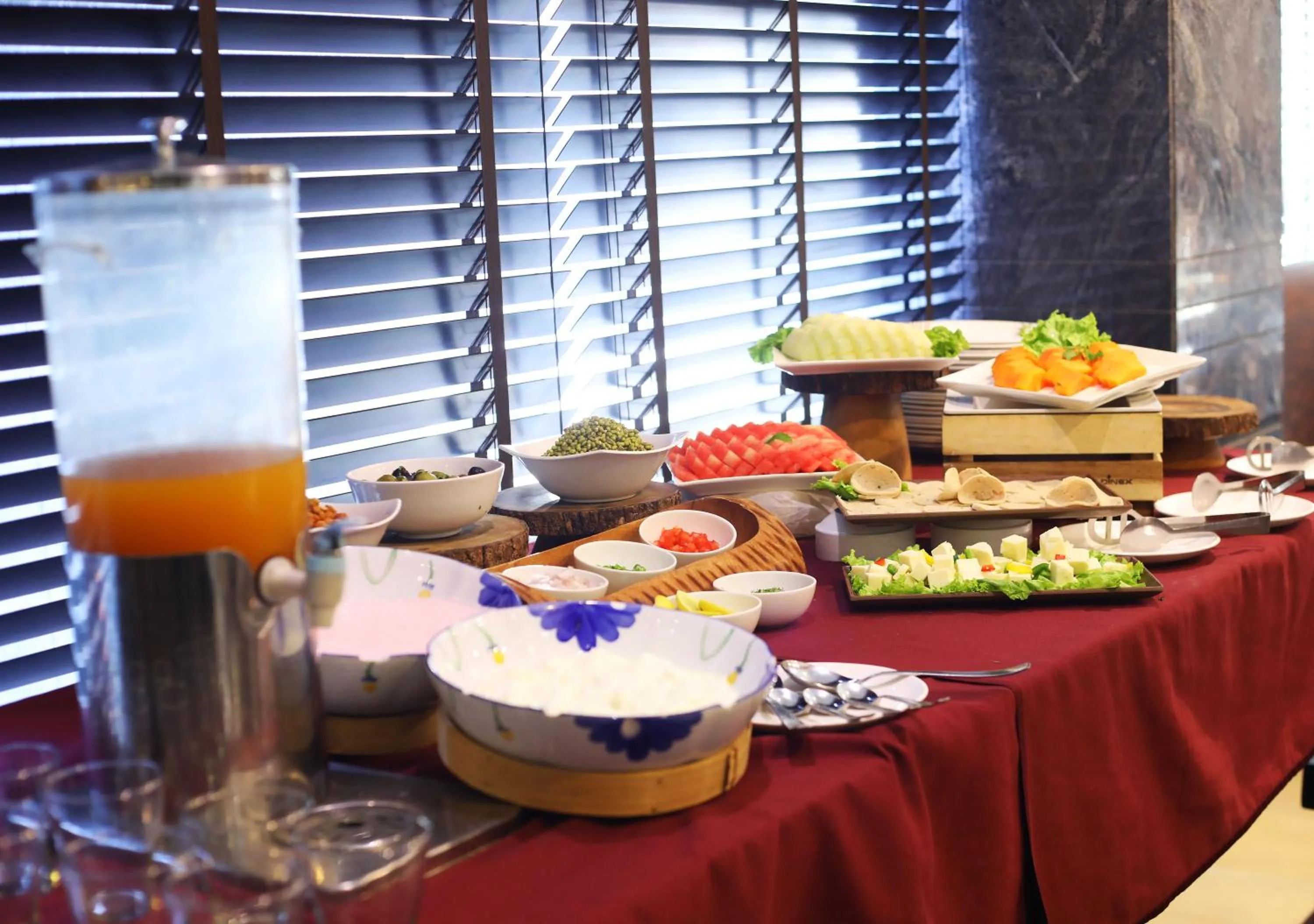 Buffet breakfast in HOTEL PITRASHISH PRIDE IGI Intl AIRPORT DELHI