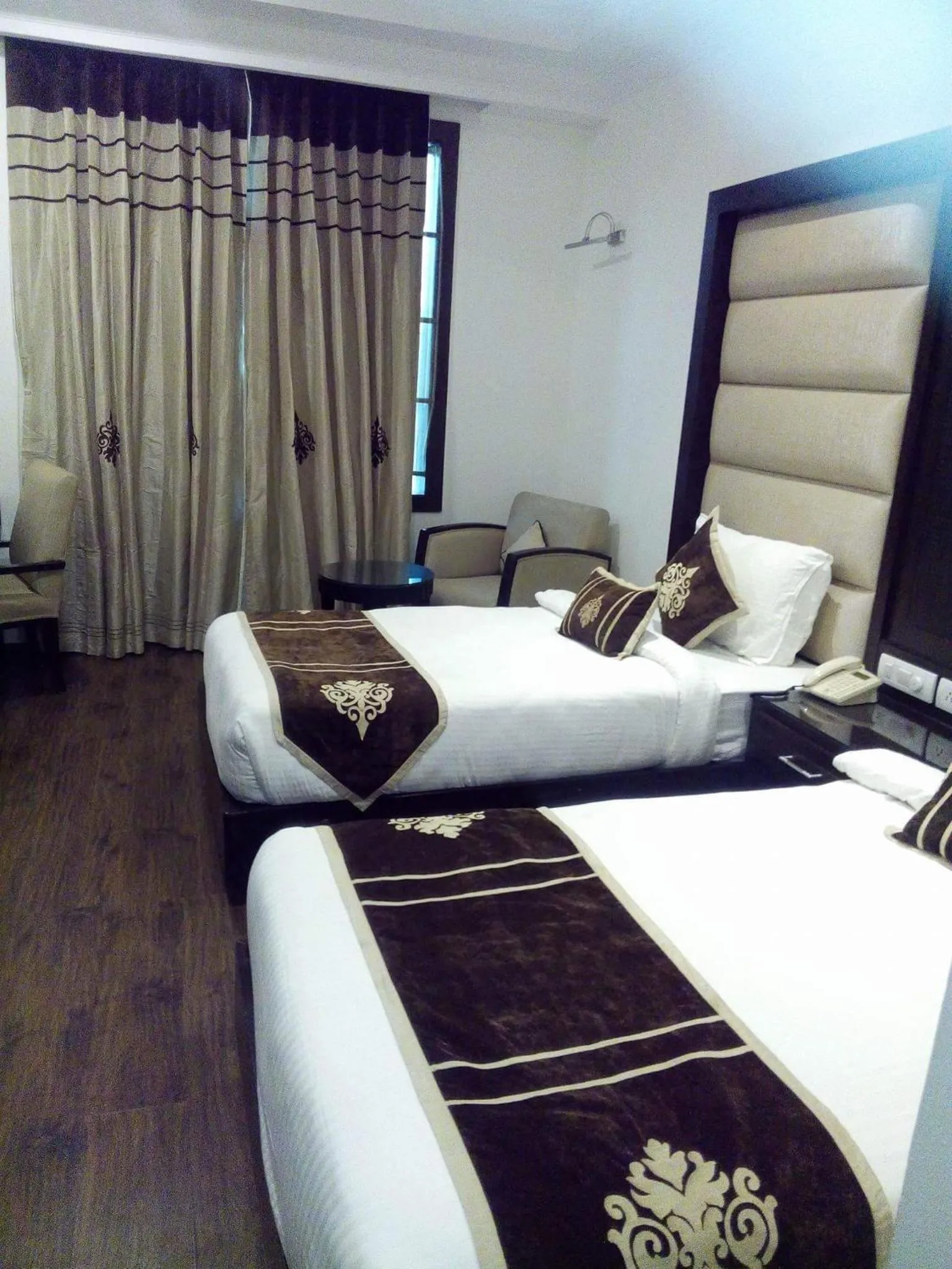 Bedroom, Bed in HOTEL PITRASHISH PRIDE IGI Intl AIRPORT DELHI