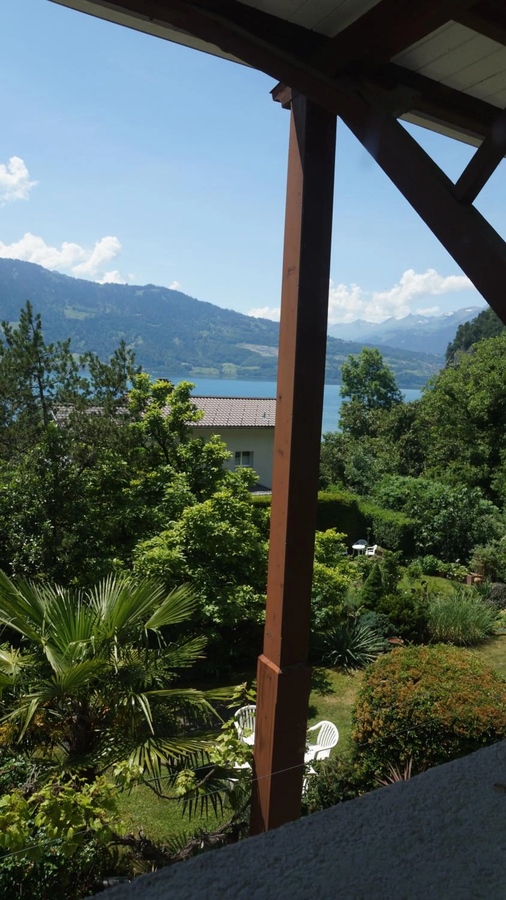 Lake view in Hotel Beatus
